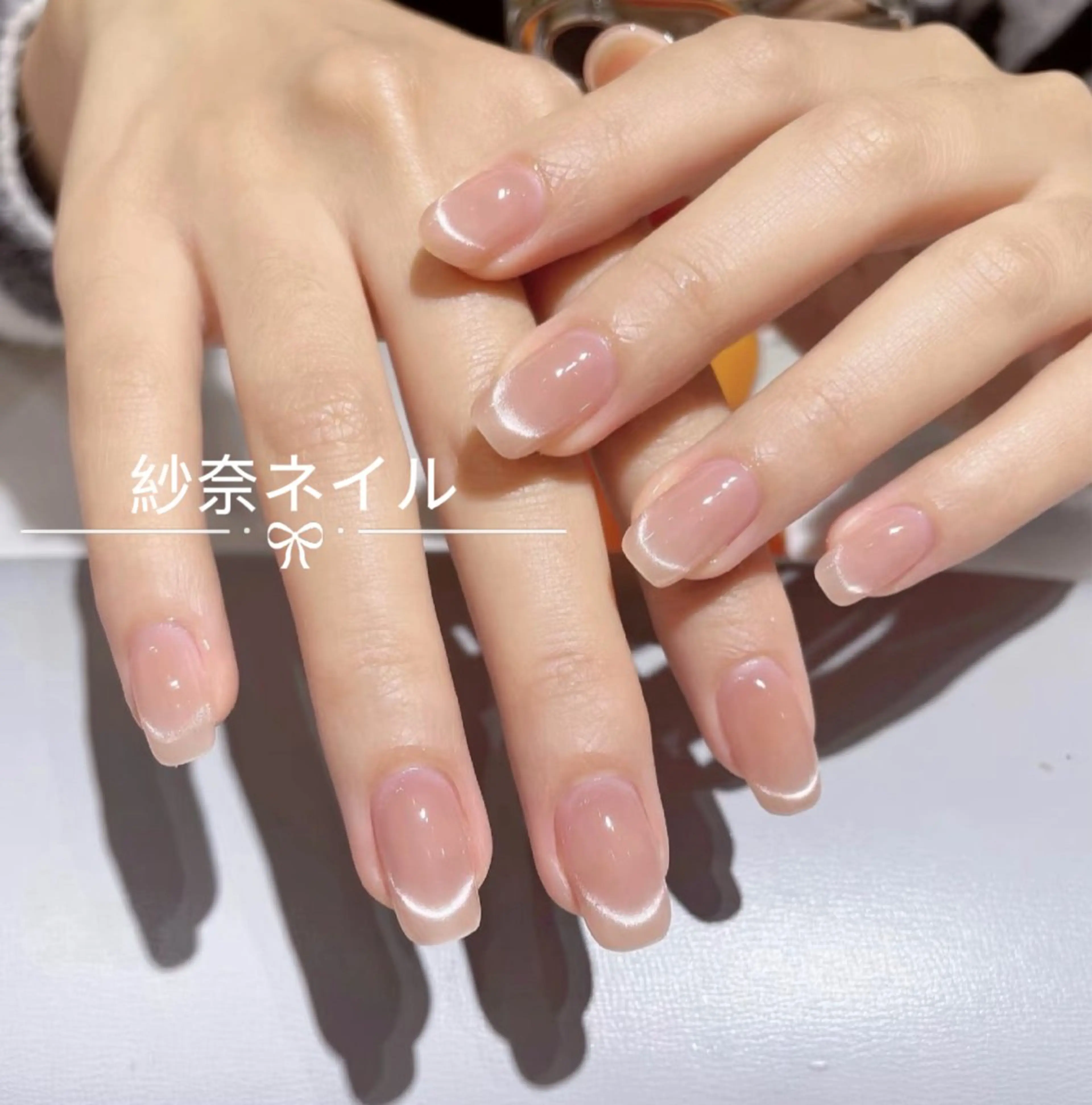 ネイル ハンドネイル 纱 奈のネイルデザイン