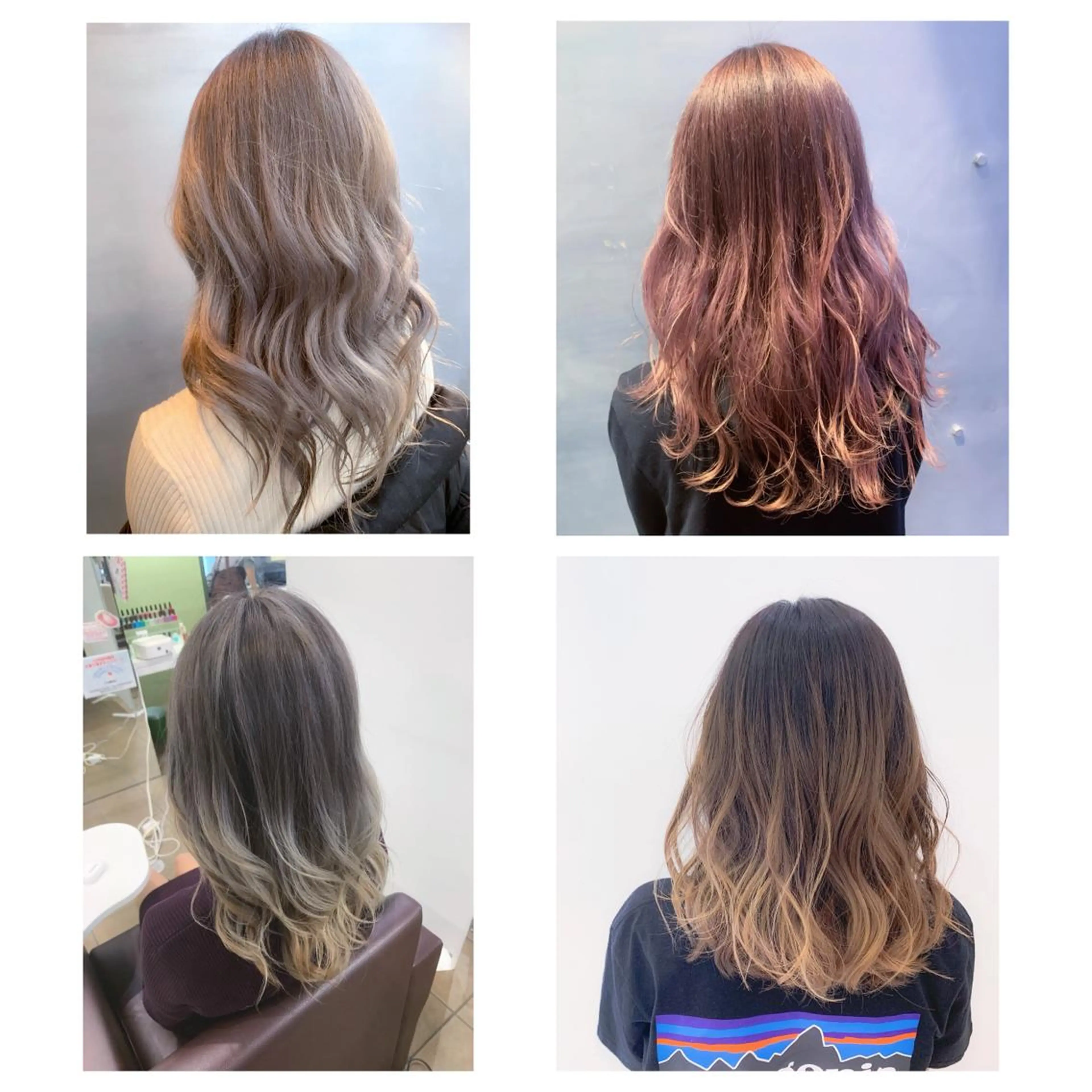 ロング カラー グラデーションカラー Uni.所属・地毛風ストレート/ 髪質改善/榎本流行のヘアスタイル