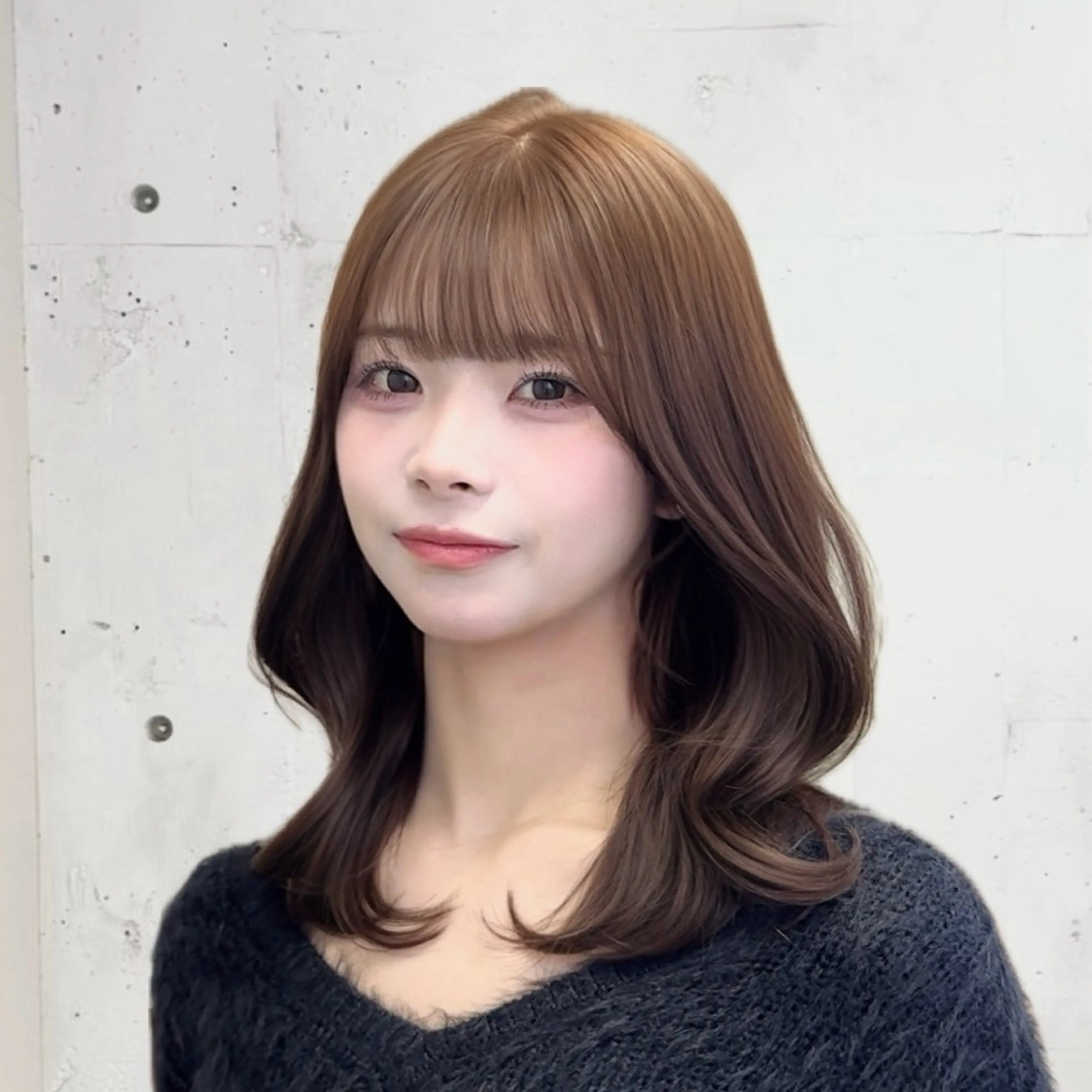 【撮影モデル募集】10代~20代のみ期間限定✨️カット＋ブリーチなしダブルカラー(ベージュカラーのみ)の写真