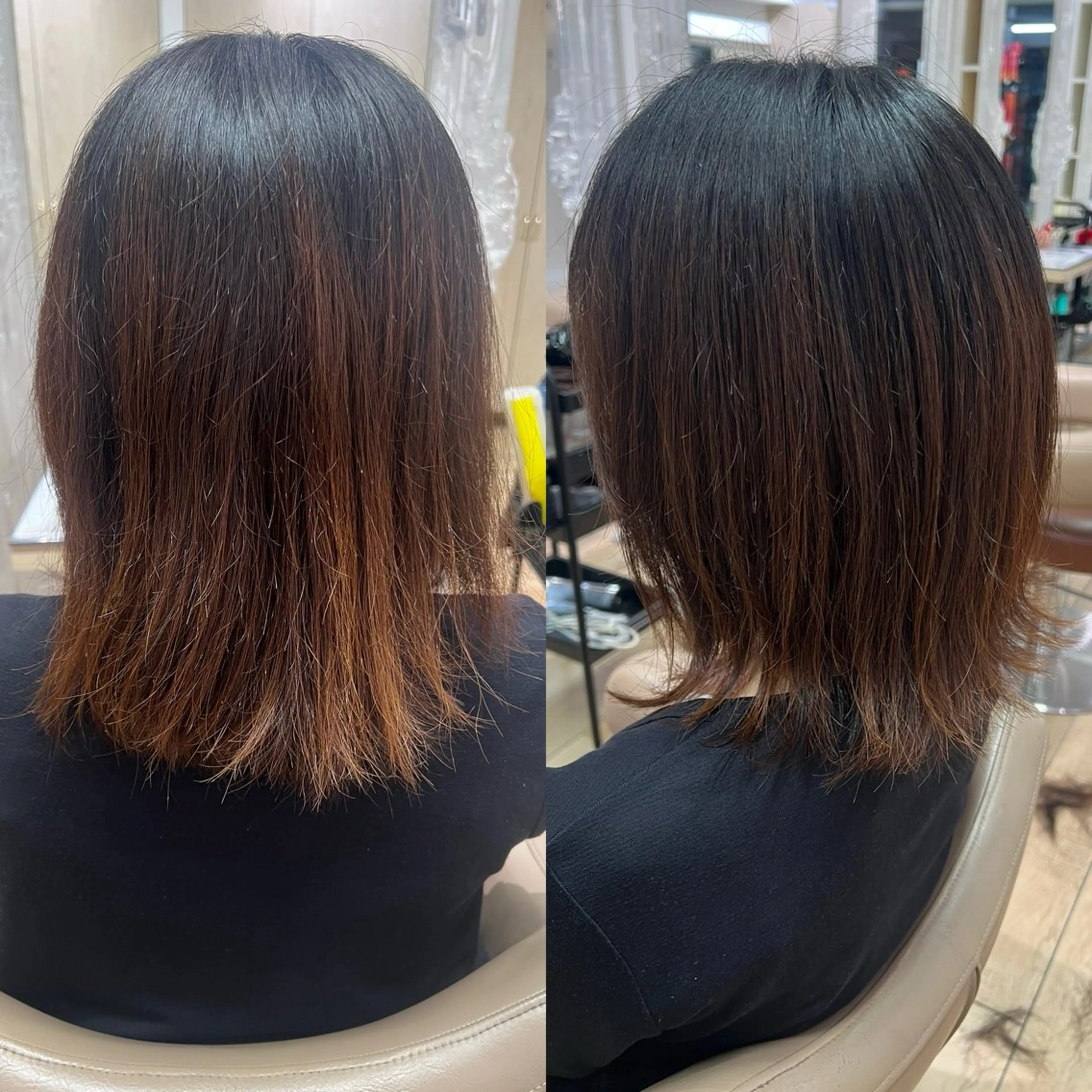 ミディアム 高橋 香奈のヘアスタイル