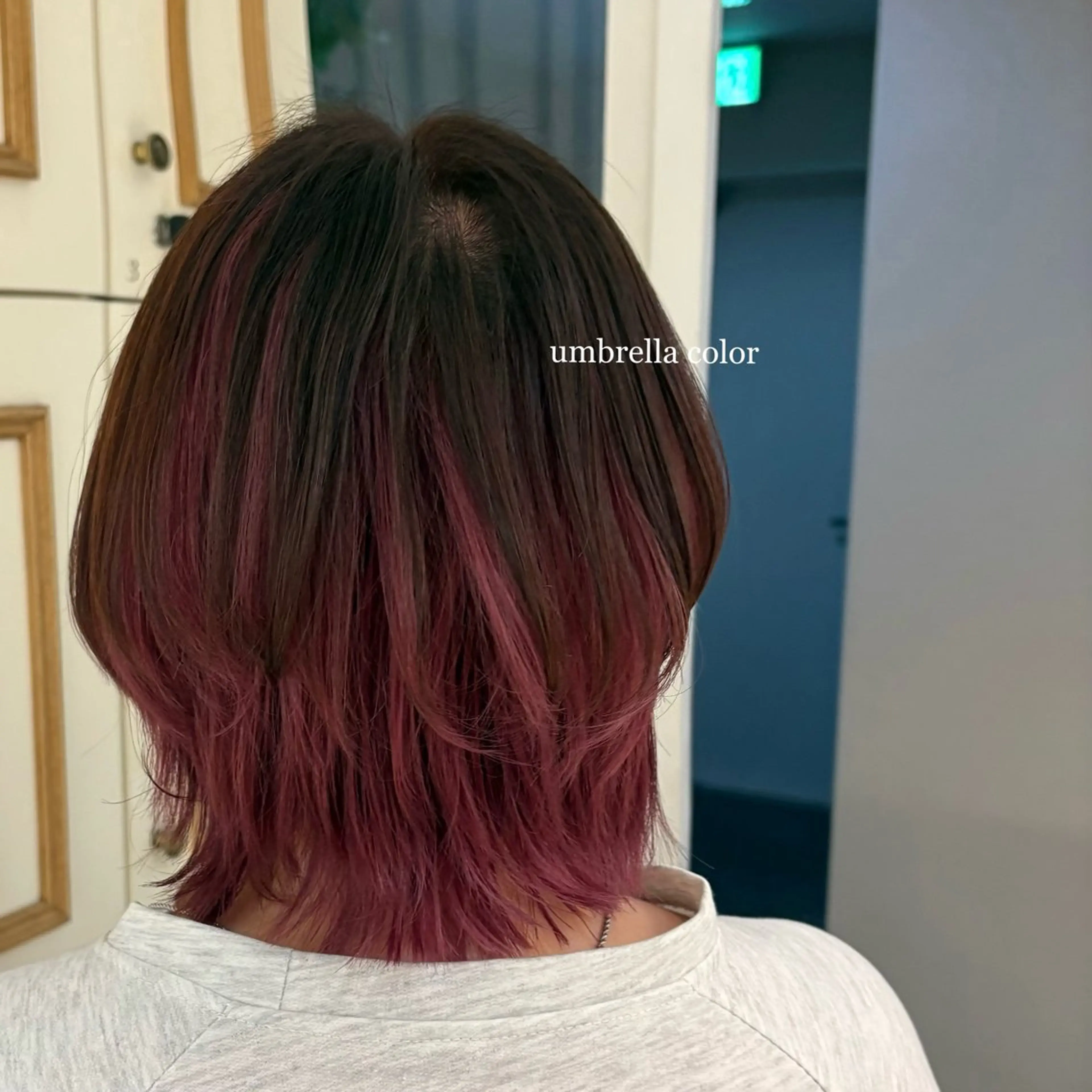 ミディアム カラー ブリーチ Kurumi 🩰カットモデル募集のヘアスタイル