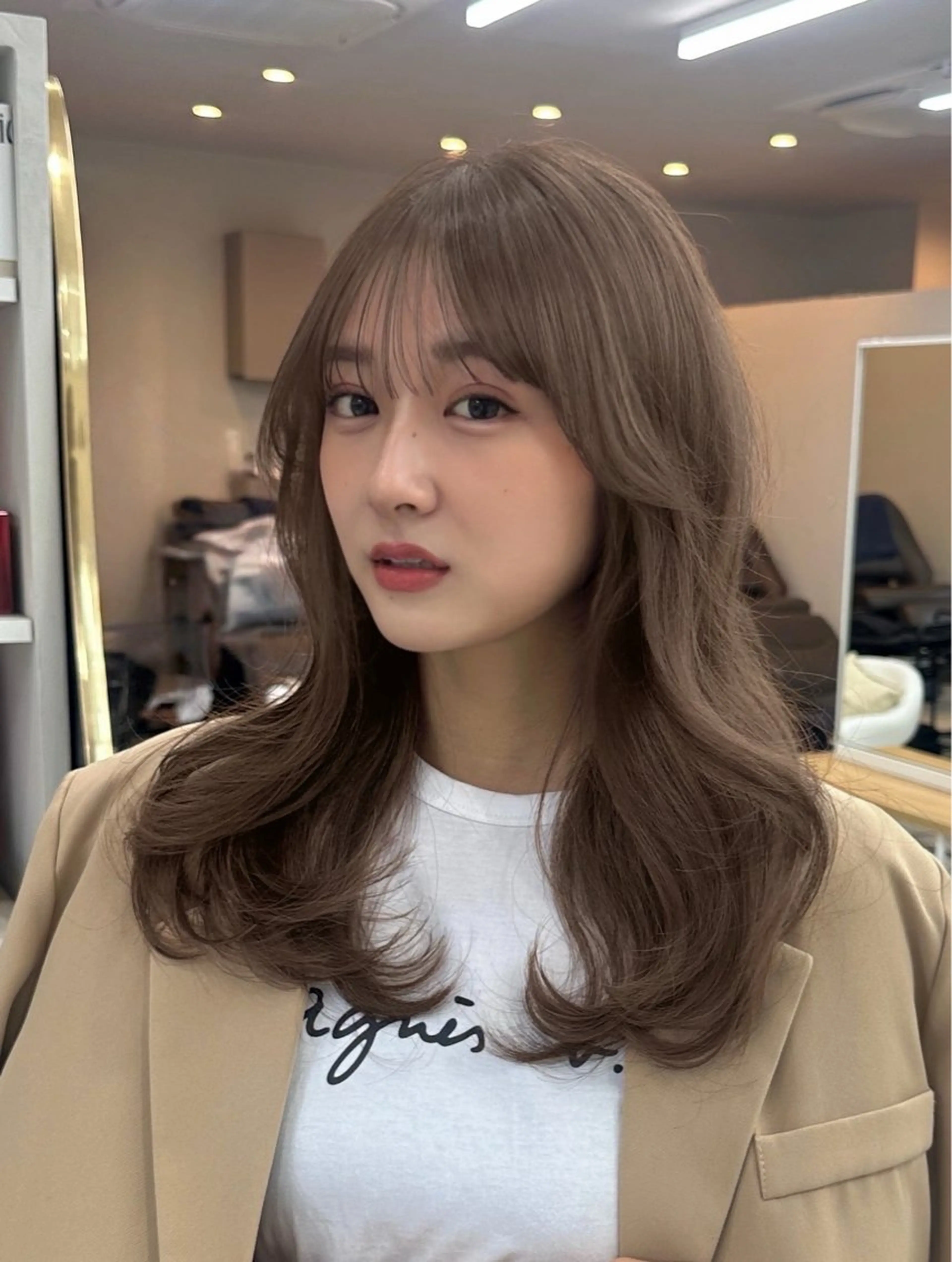 ミディアム Aura所属・丸山 心 / 艶カラーのヘアスタイル