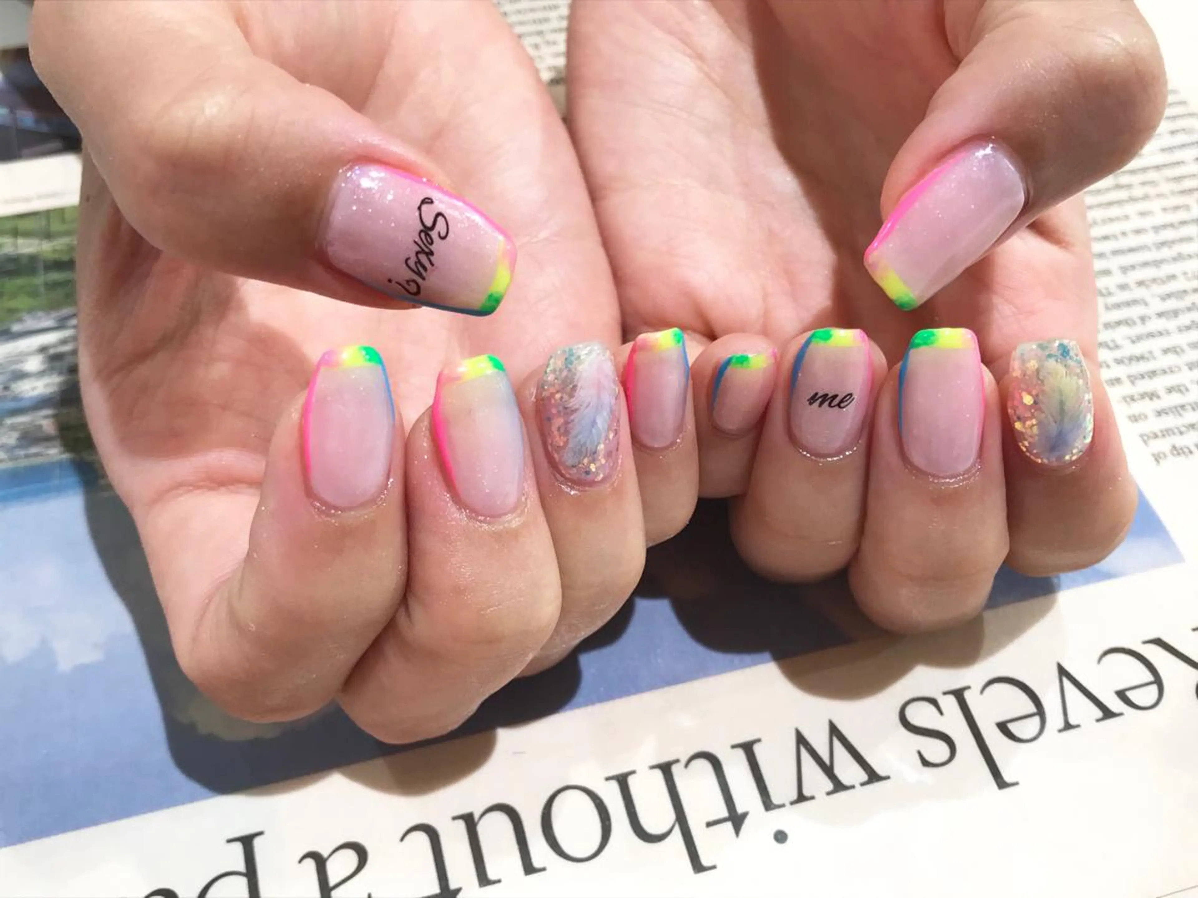 ネイル 舞田 苑香のネイルデザイン