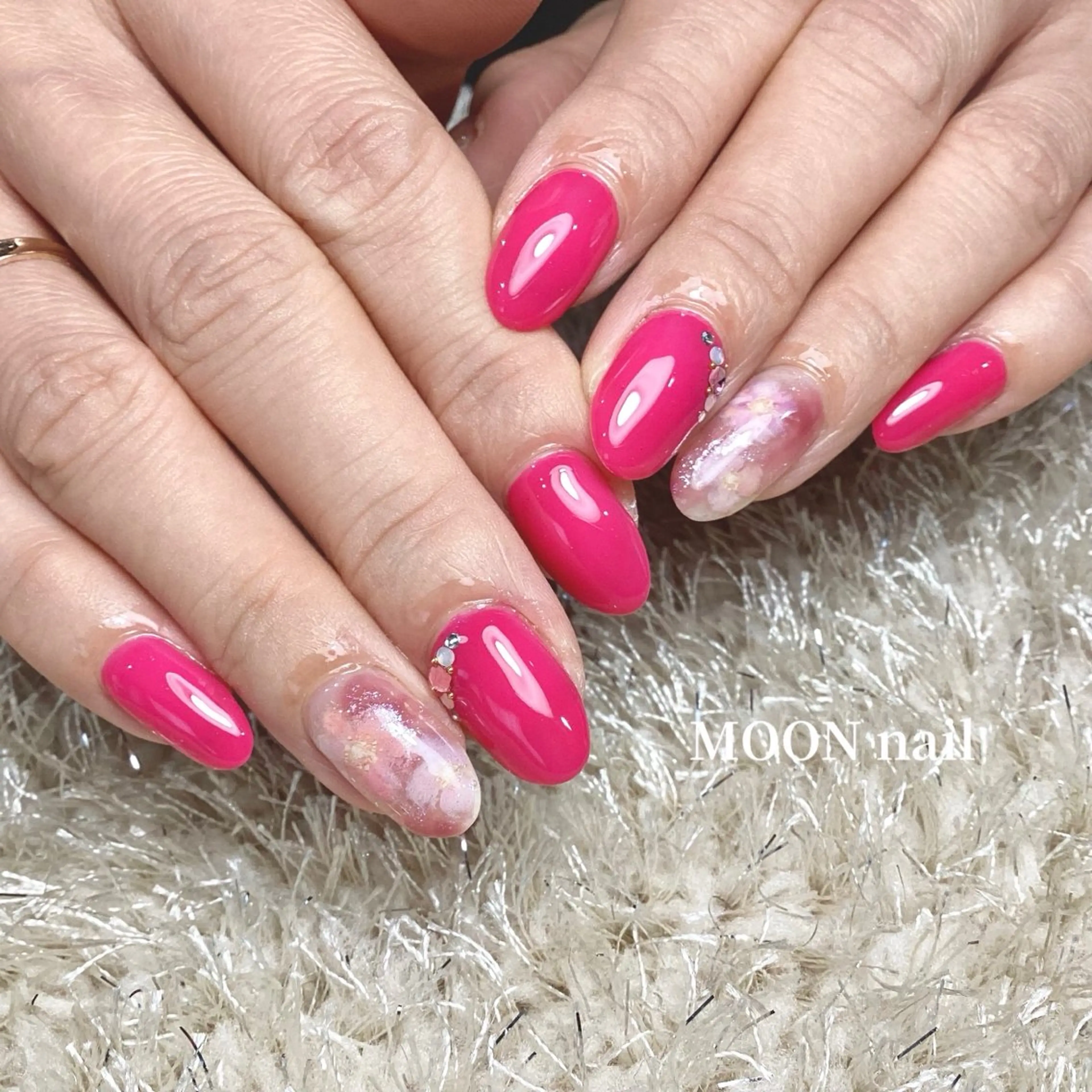 ネイル ハンドネイル 浦添 MOON  nailのネイルデザイン