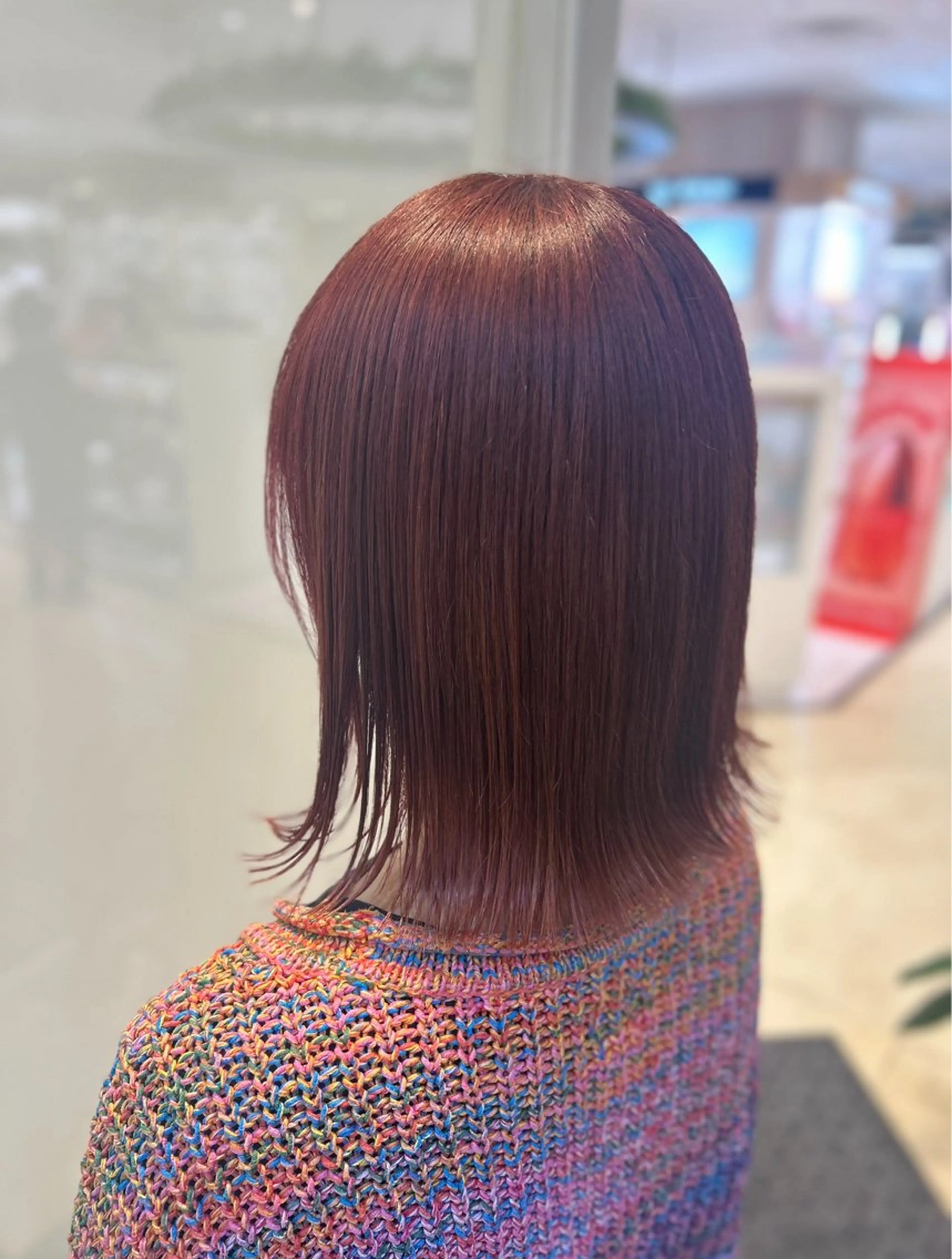 ショート カラー 髪質改善/縮毛矯正 ササキナツミのヘアスタイル