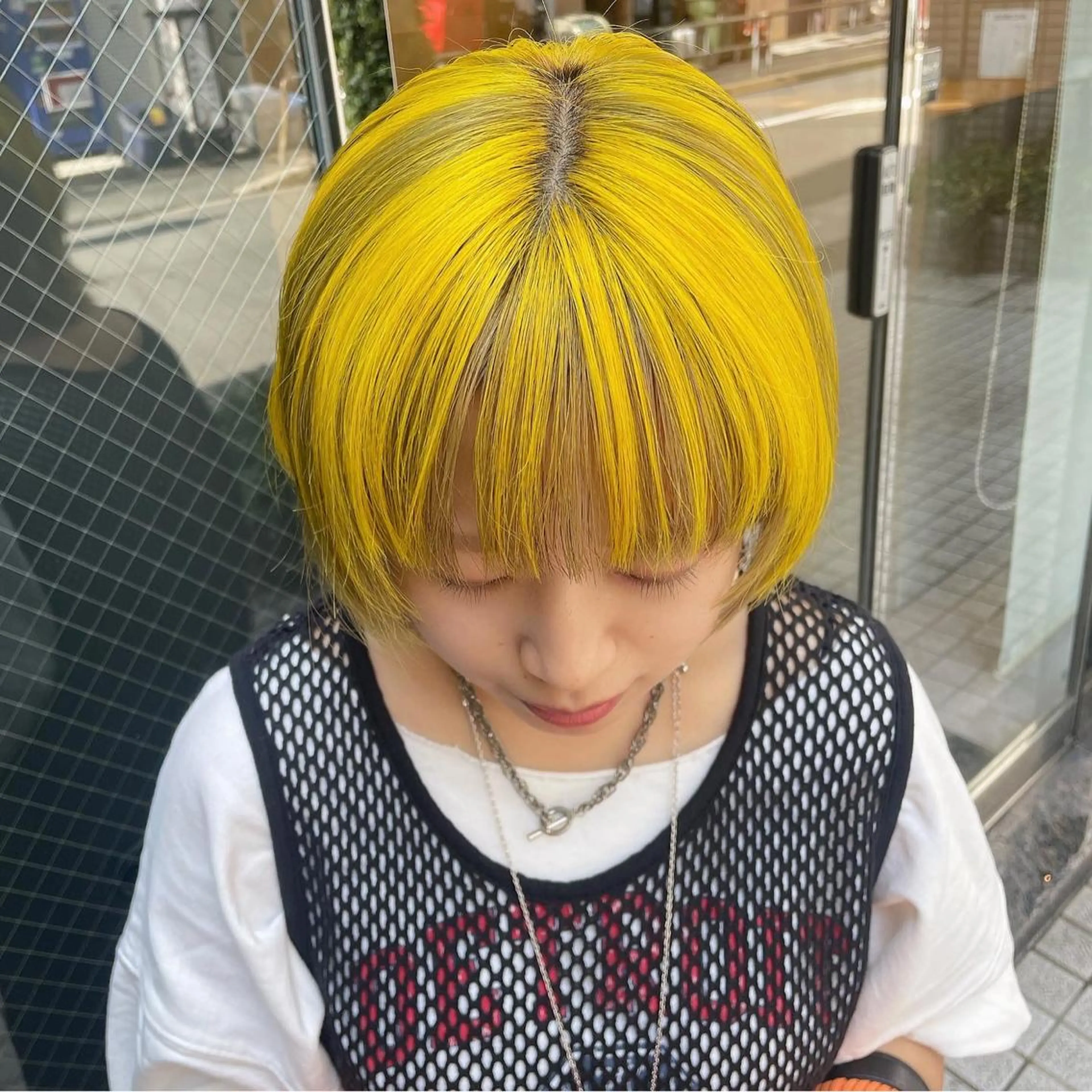 ショート カラー カット ヘアカラー ヤマモト マイのヘアスタイル