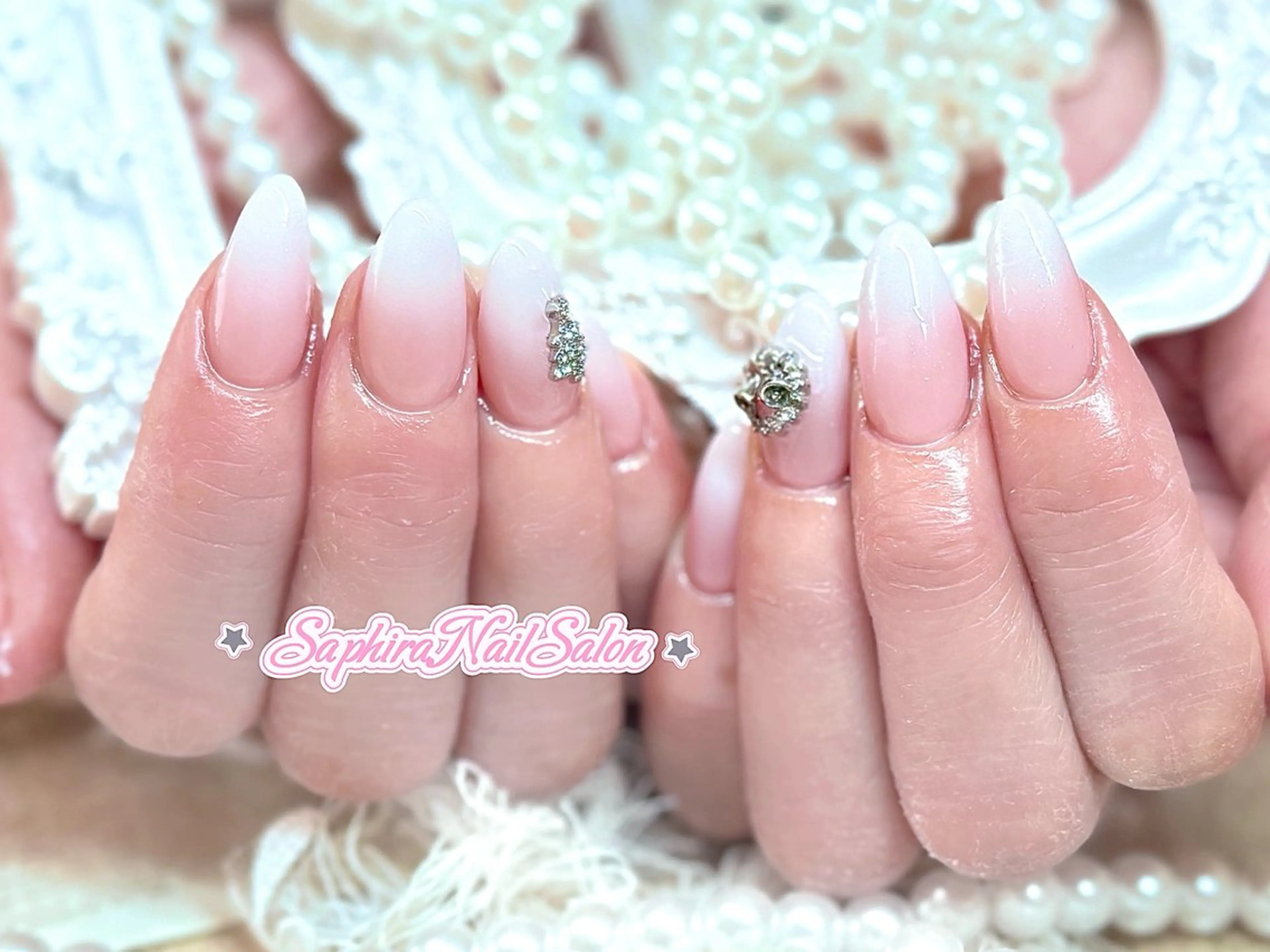 カラー ハンドネイル Saphiraネイル サロン錦糸町のネイルデザイン