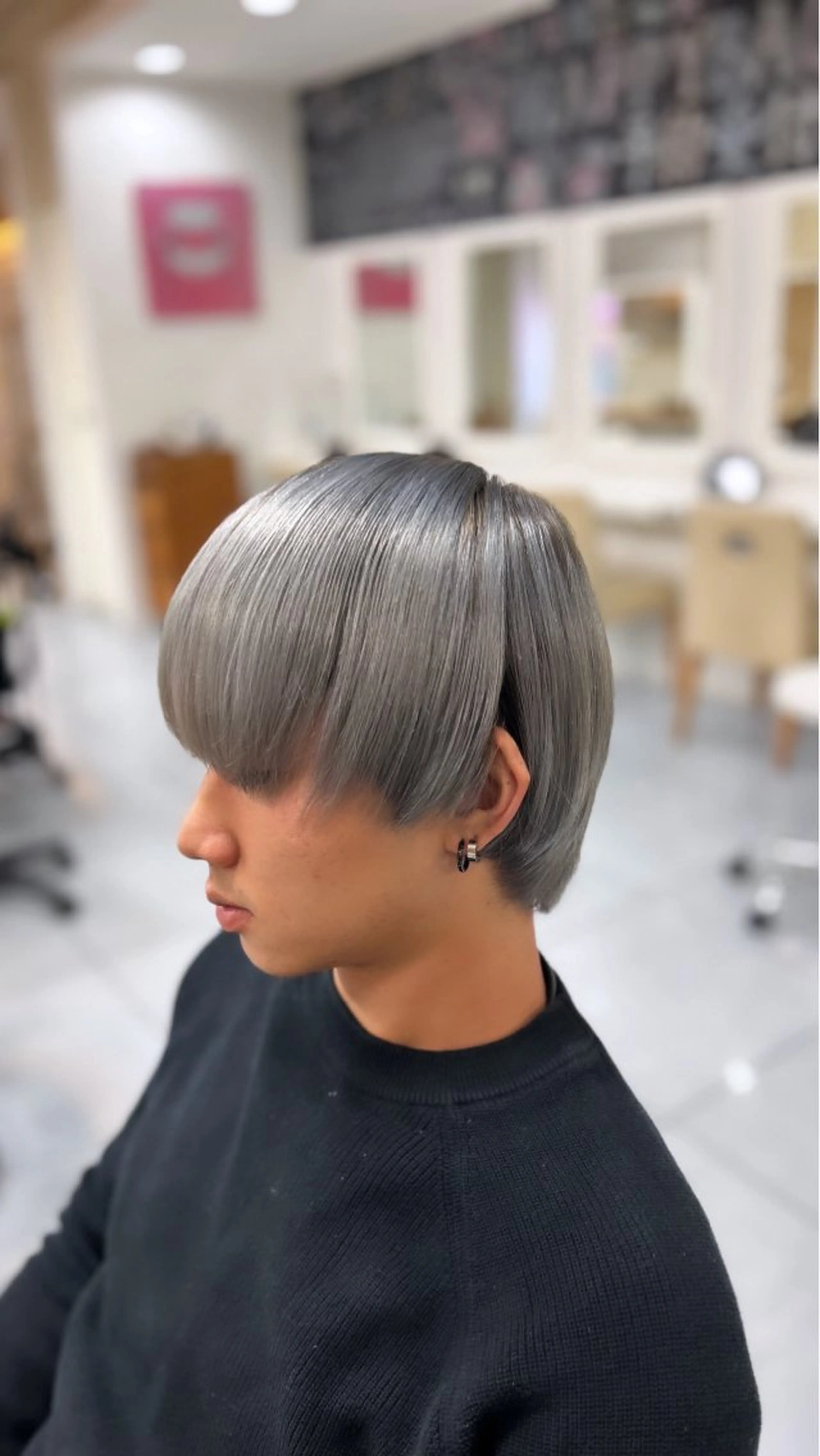 セミロング カラー ヘアカラー トリートメント 🔮メンズ縮毛矯正 毛流れパーマ💎竹永のヘアスタイル