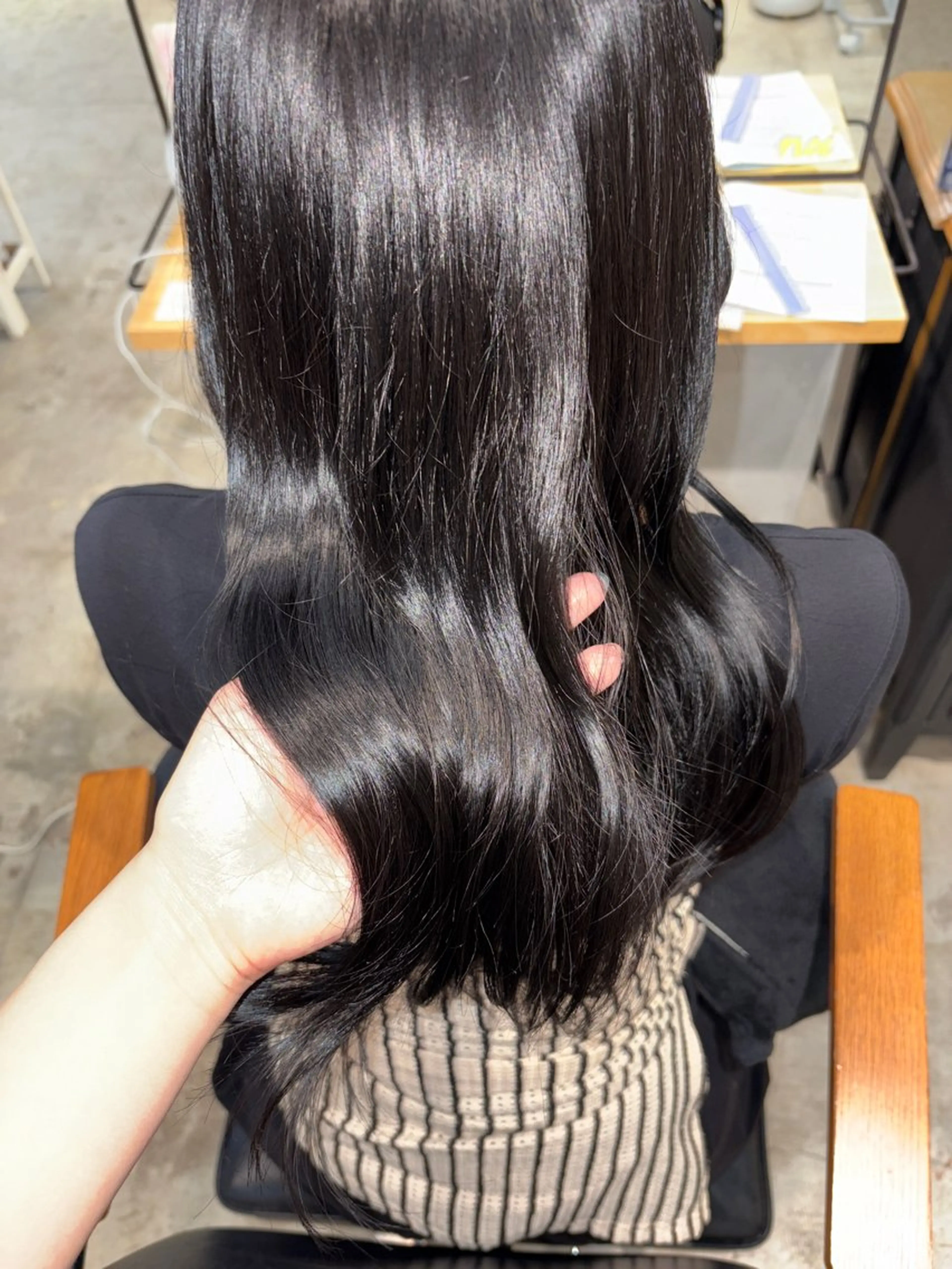 ロング ヘアカラー KASUMI/noi 金山/カラーモデルのヘアスタイル