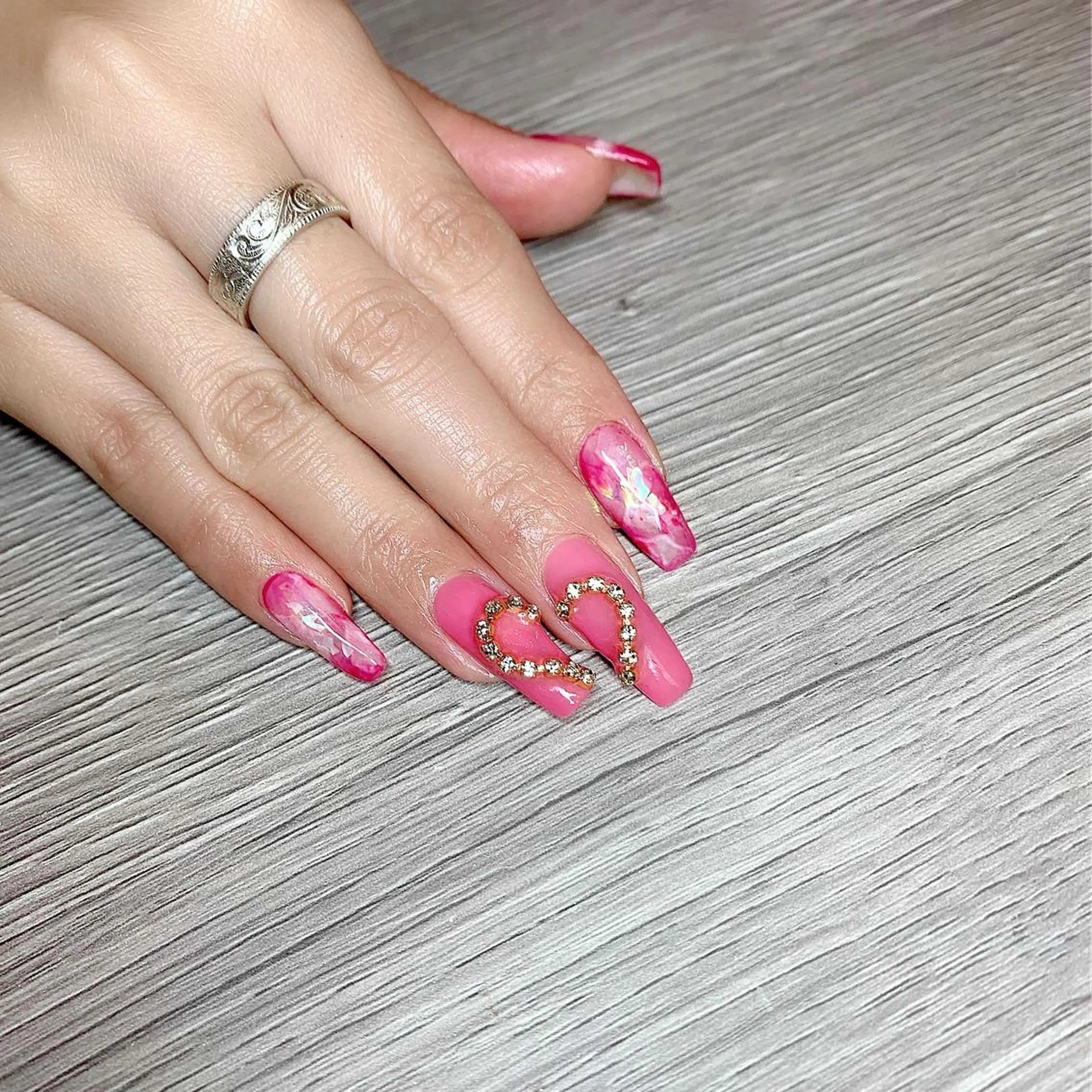 ロング 木下 ゆみのネイルデザイン