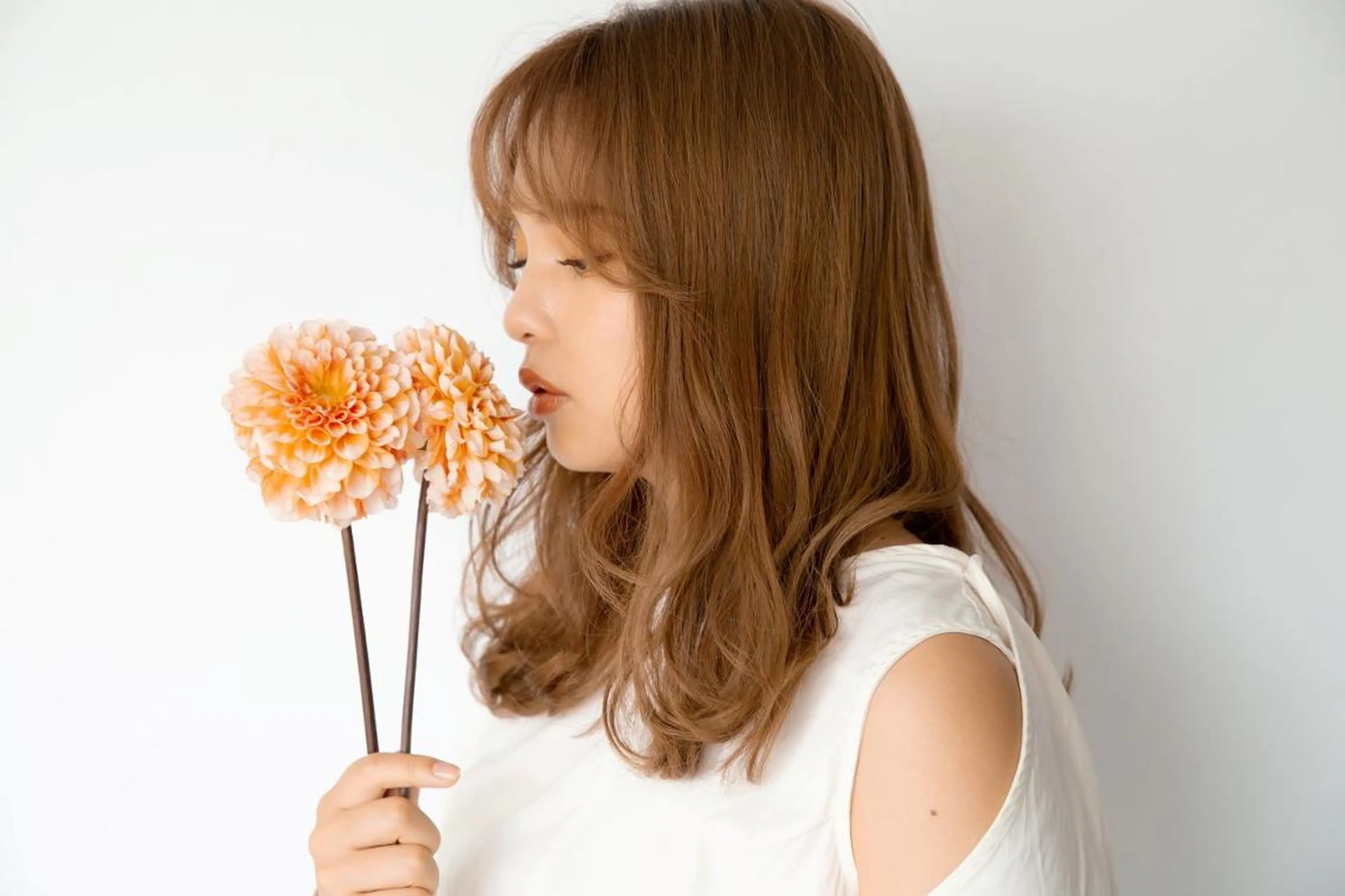 セミロング カラー Ash 武蔵小杉店のヘアスタイル