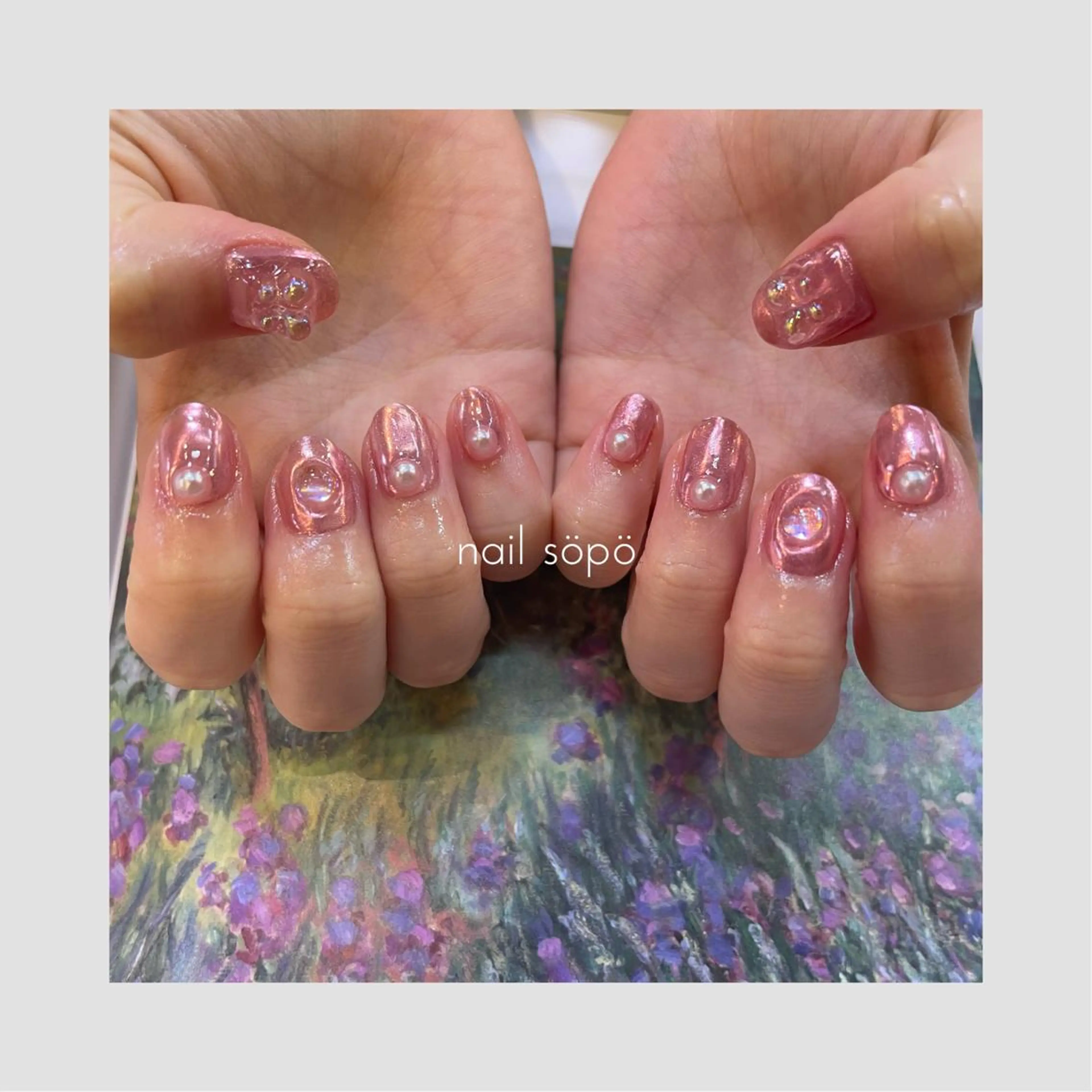 ネイル 自由が丘✳︎奥沢 nail söpöのネイルデザイン