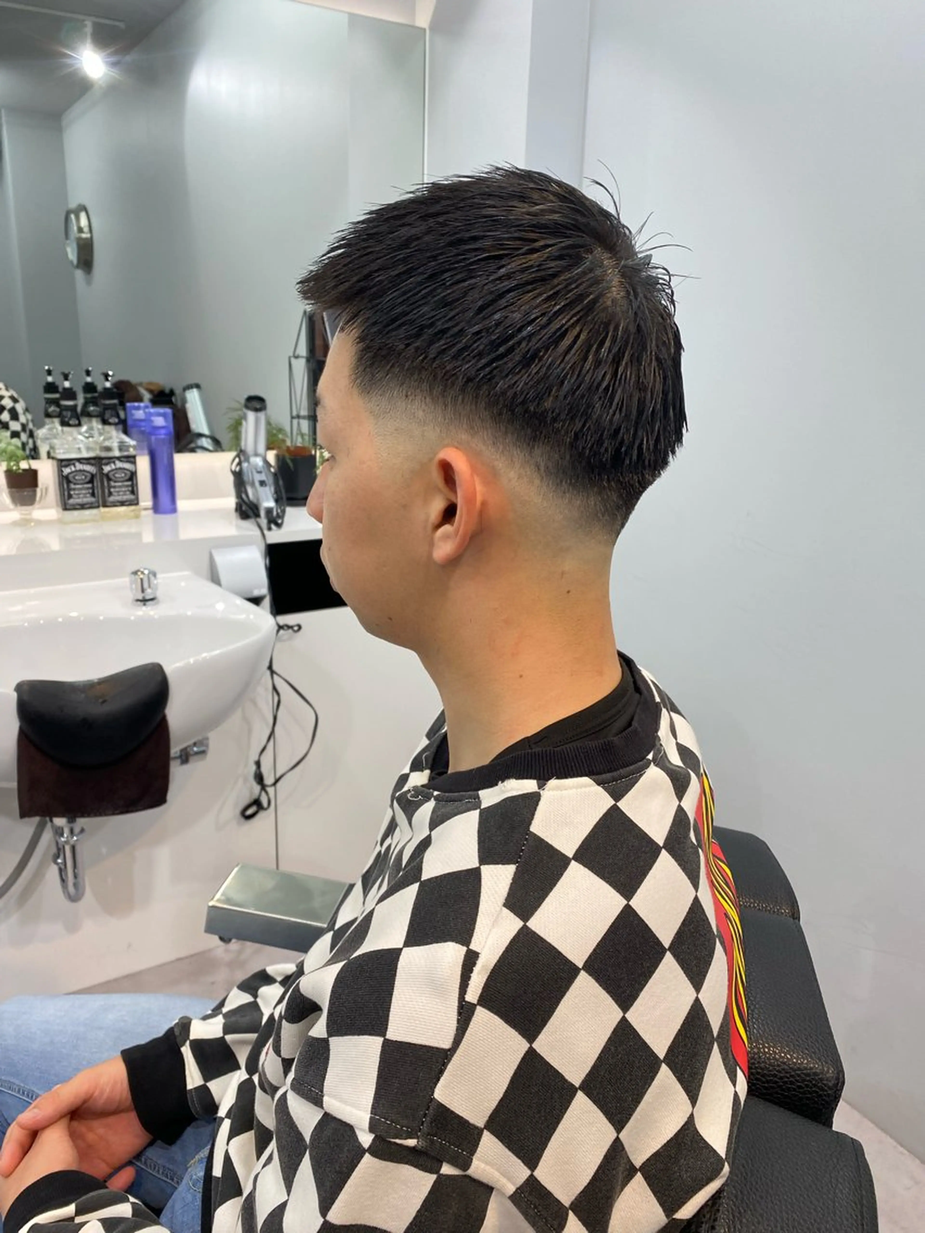 ショート ヘアアレンジ メンズ フェードカット The faderz barbershop所属・フェードモデル限定 🔥高円寺Maiのヘアスタイル