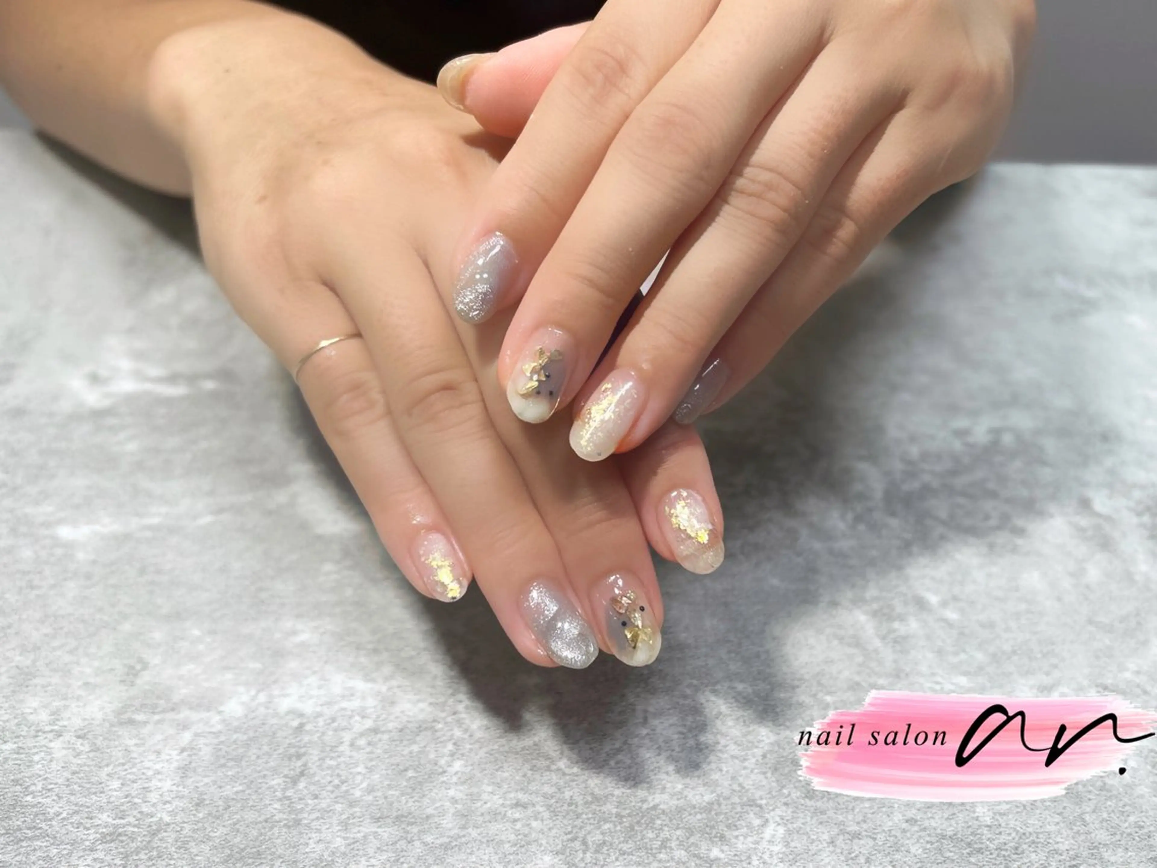 ネイル ニュアンスネイル ハンドネイル nailsalon ar.のネイルデザイン