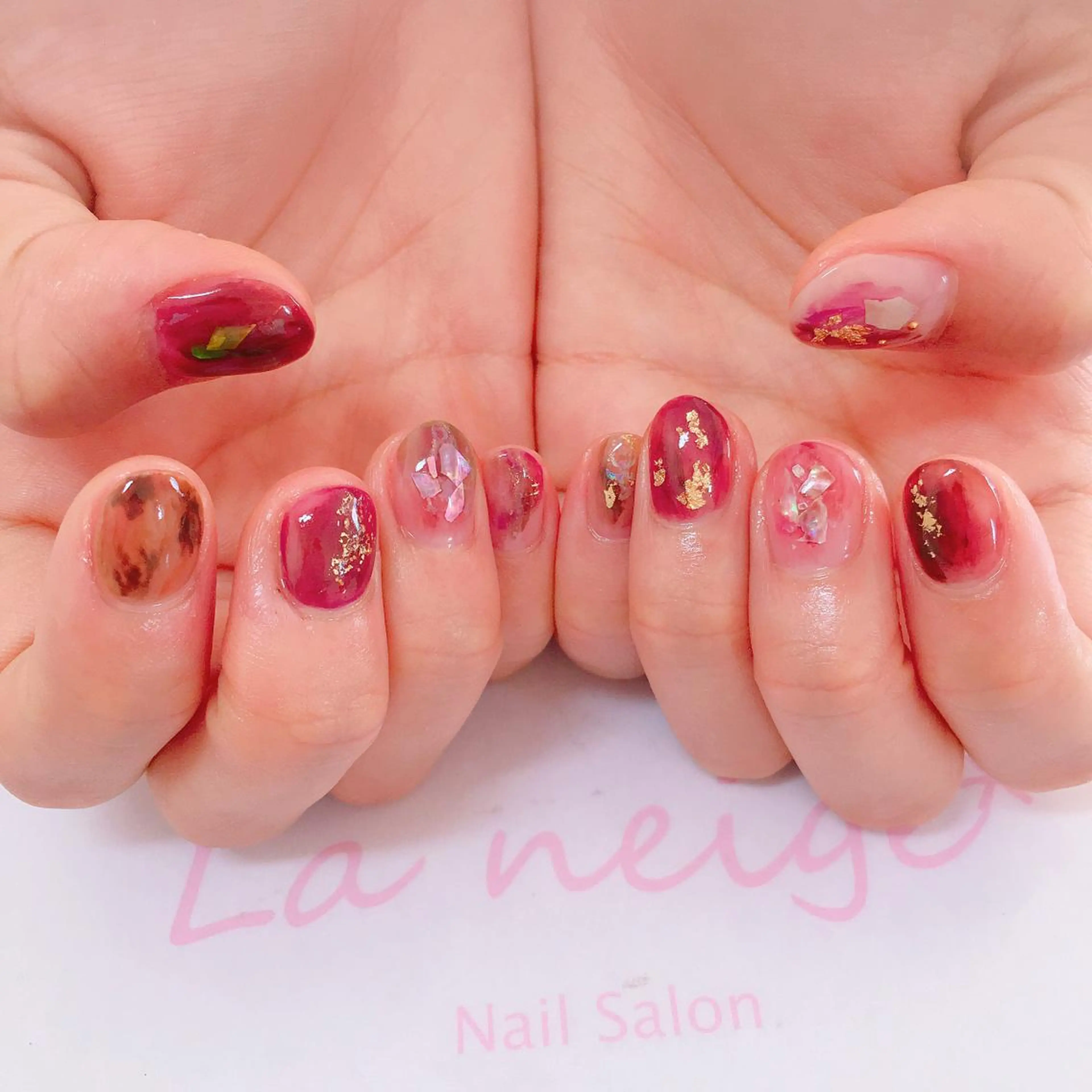 ネイル La neige* yuki 🥯🍑のネイルデザイン