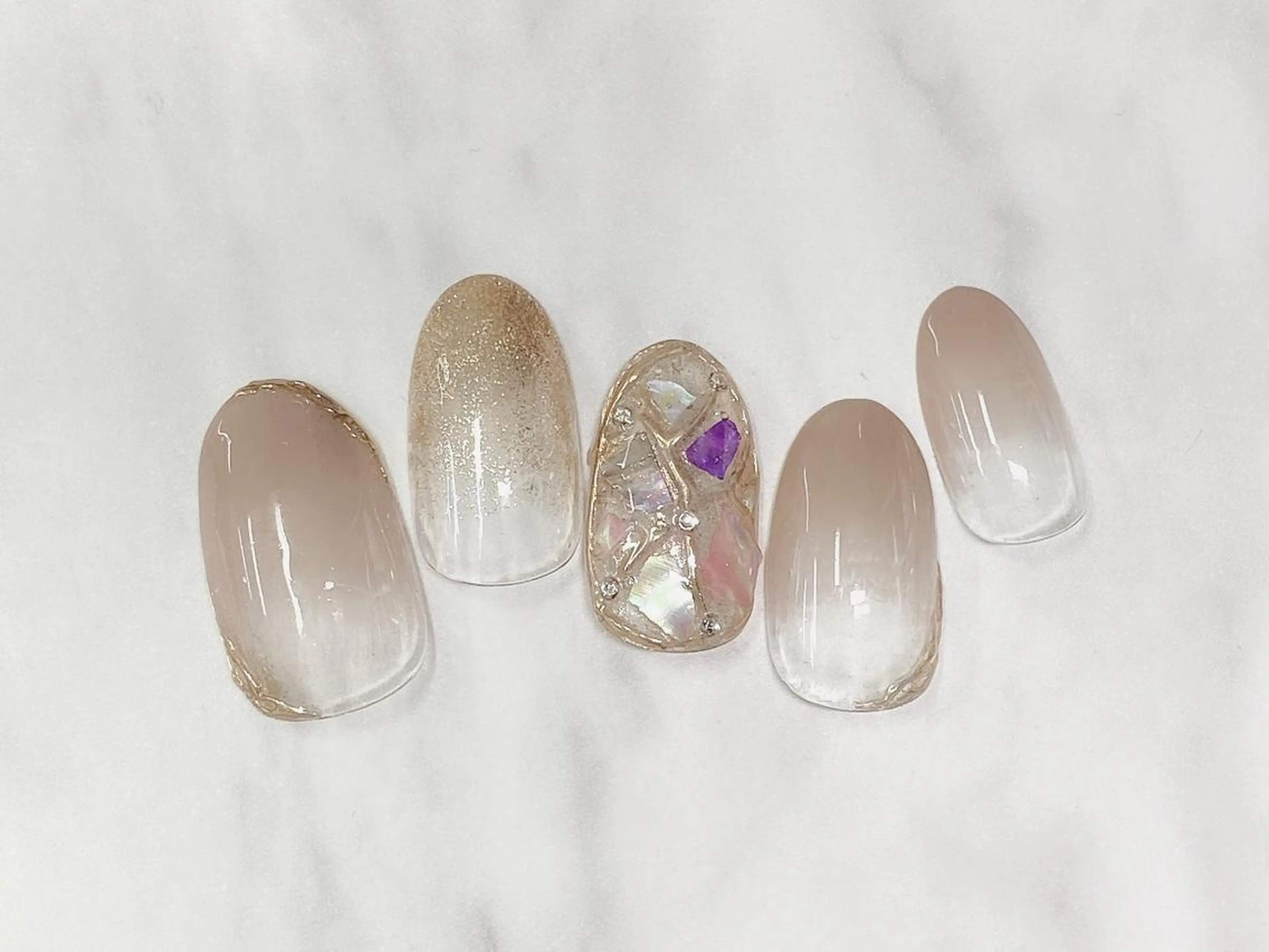 ネイル ネイルPetit Ribbonのネイルデザイン