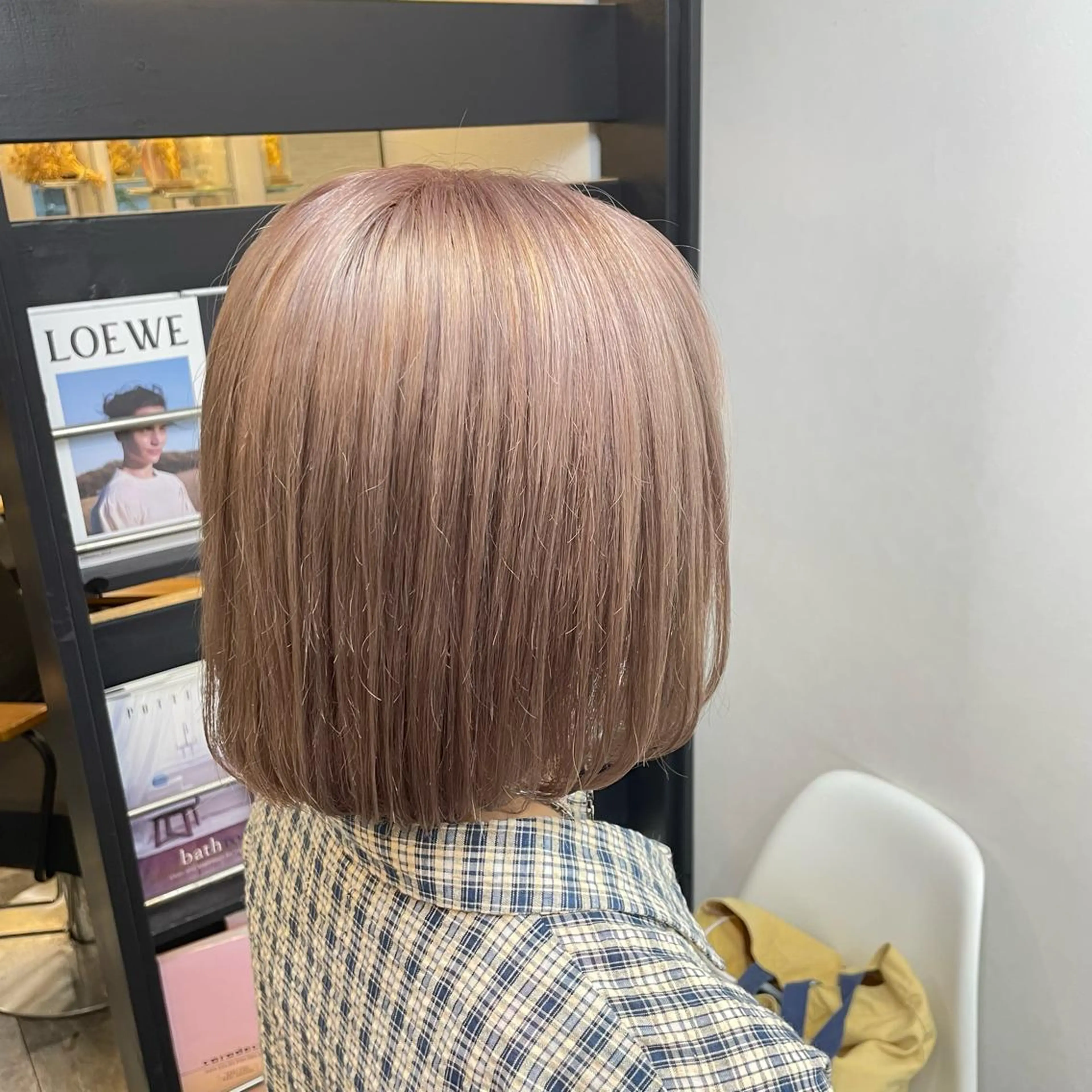 ダブルカラー(ケアブリーチ+オンカラー)+トリートメント/追加でカット可◎の写真