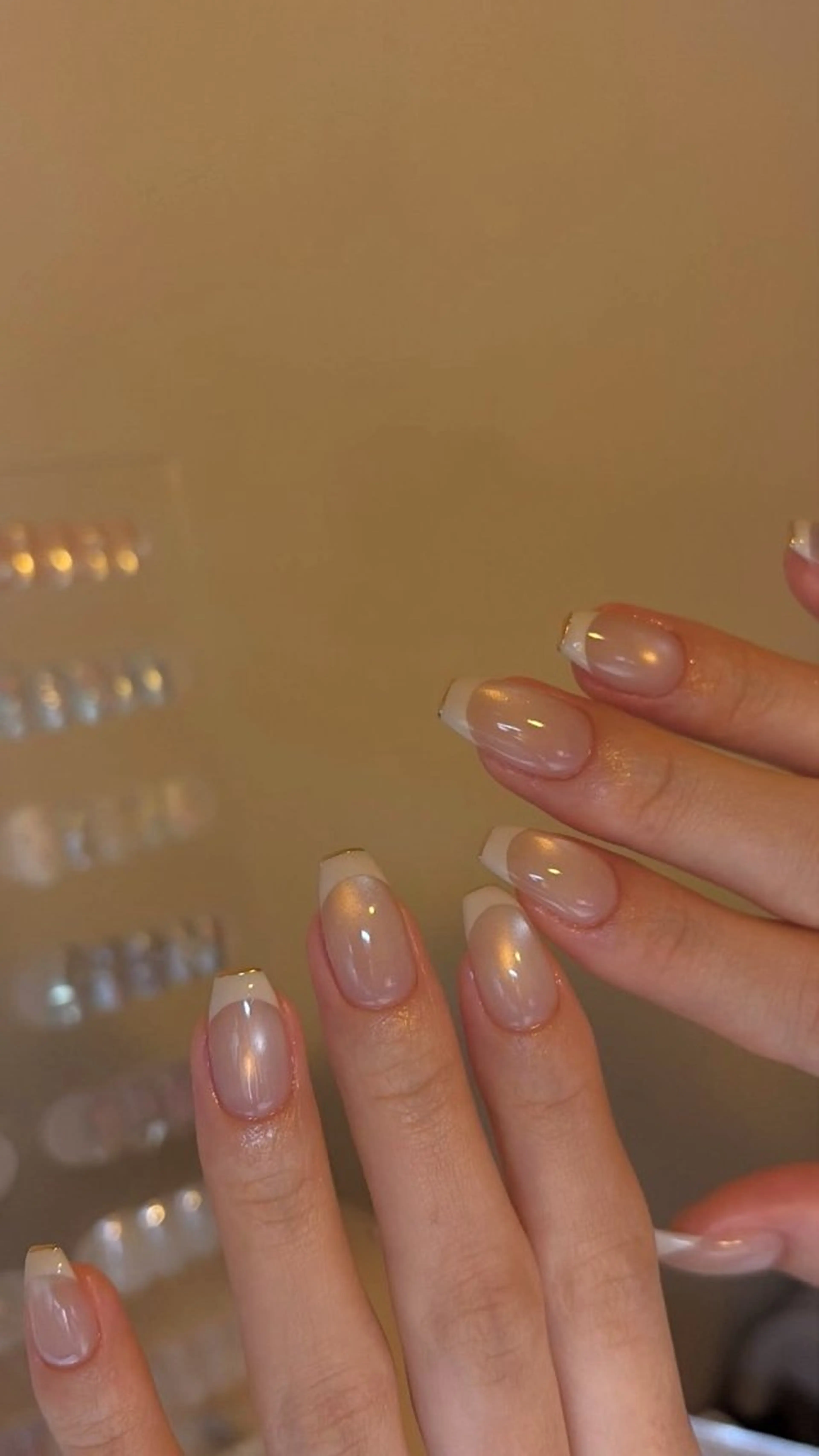 ネイル アートネイル フレンチネイル ジェルネイル 持ち込み ニュアンスネイル ハンドネイル ANA.CHUO 本川越店舗のネイルデザイン