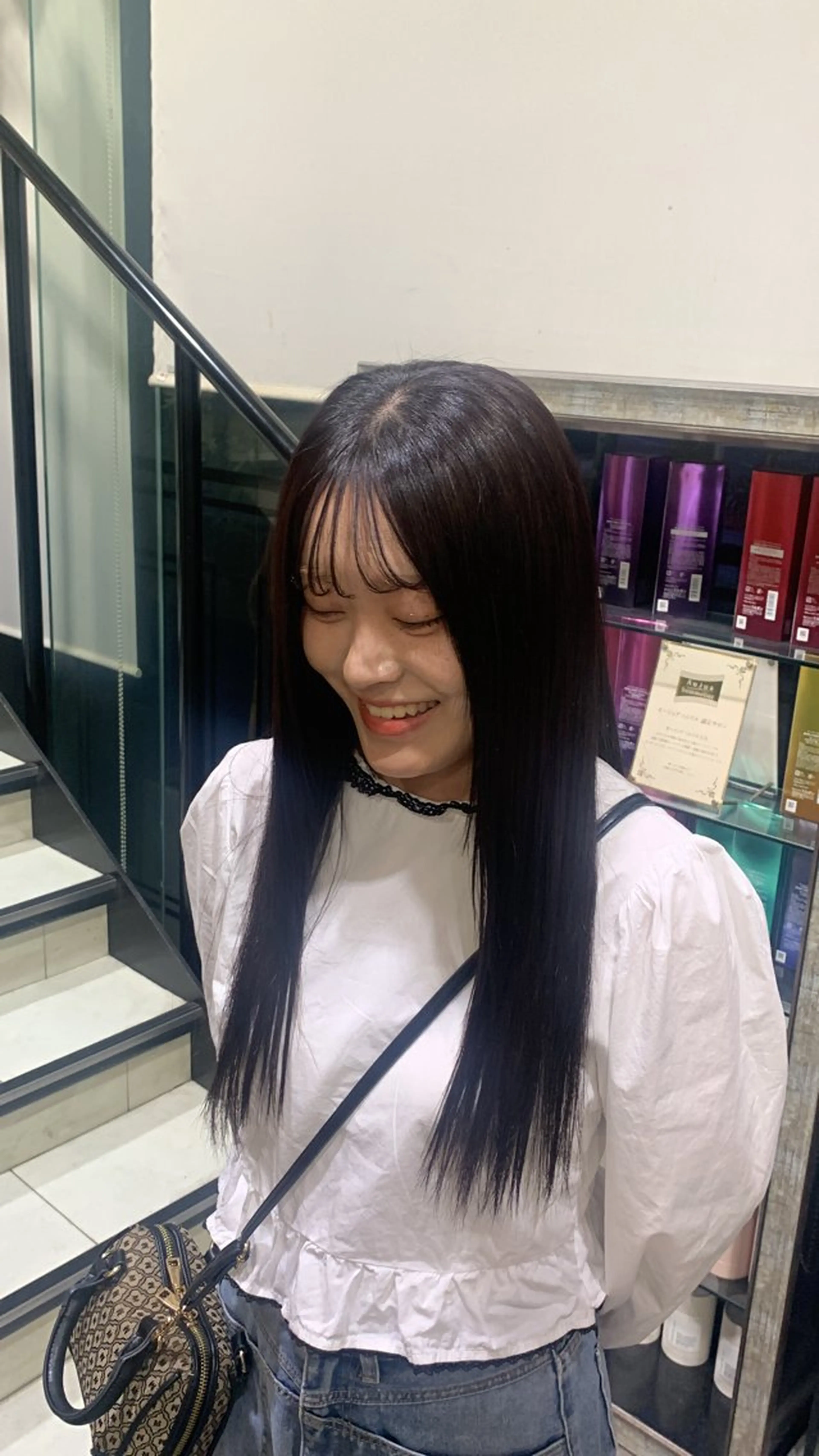 ロング レイヤー／マツエク 💋𝑨𝑵𝑵𝑨のヘアスタイル