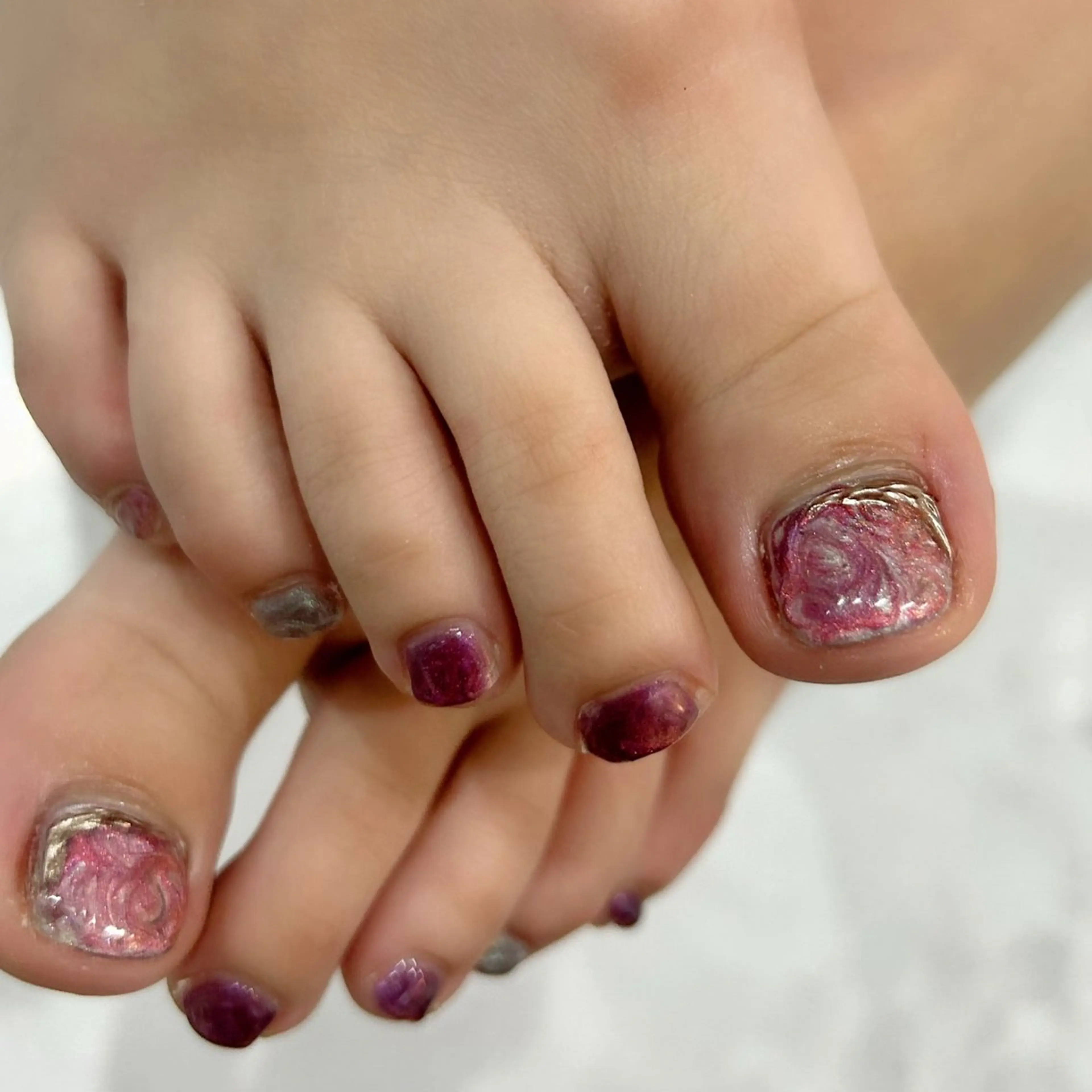 ネイル マグネットネイル はあとねいる筑紫口店 Hitomiのネイルデザイン