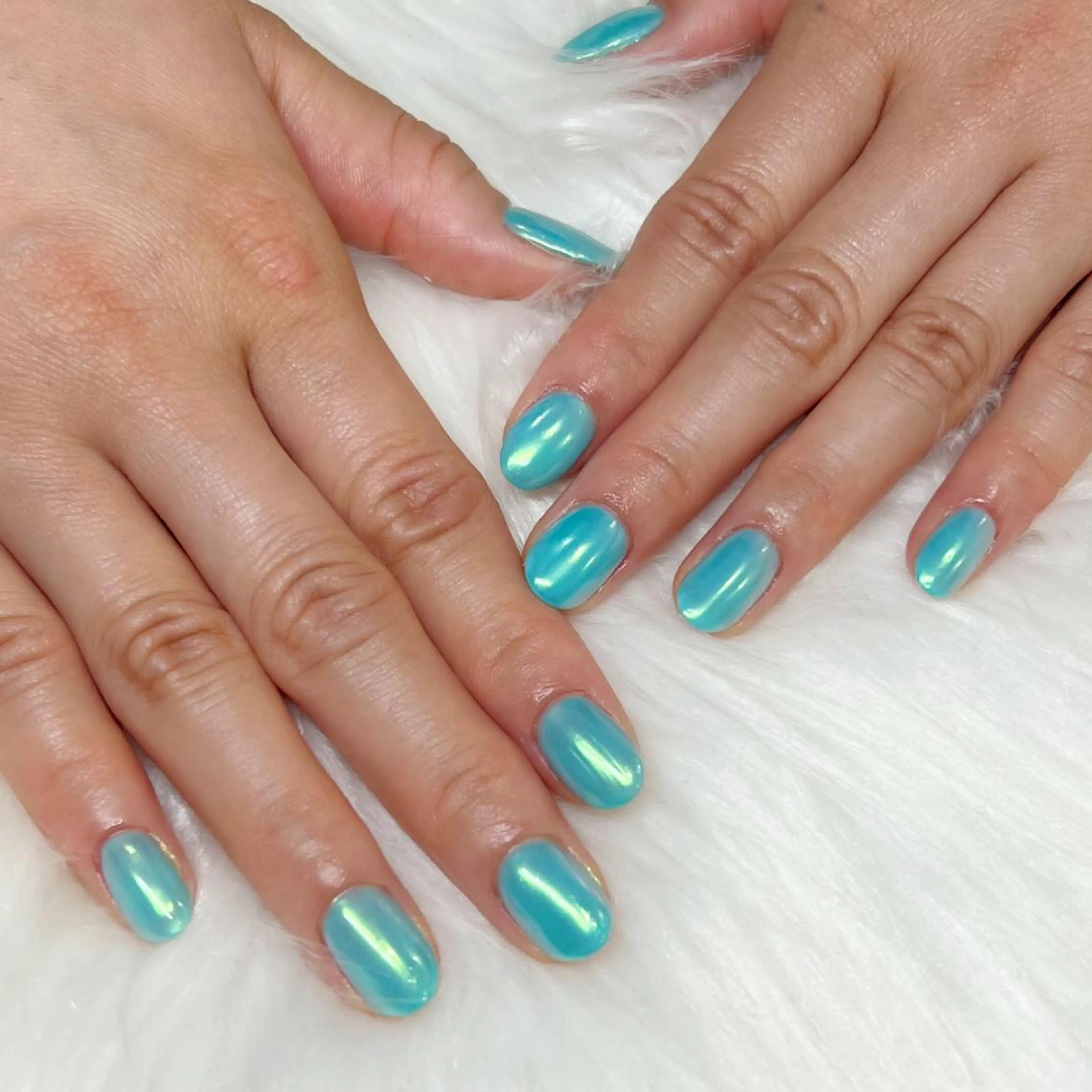 ネイル オーロラネイル ブルー BEAUTY LINE本厚木店所属・RIKA *のネイルデザイン