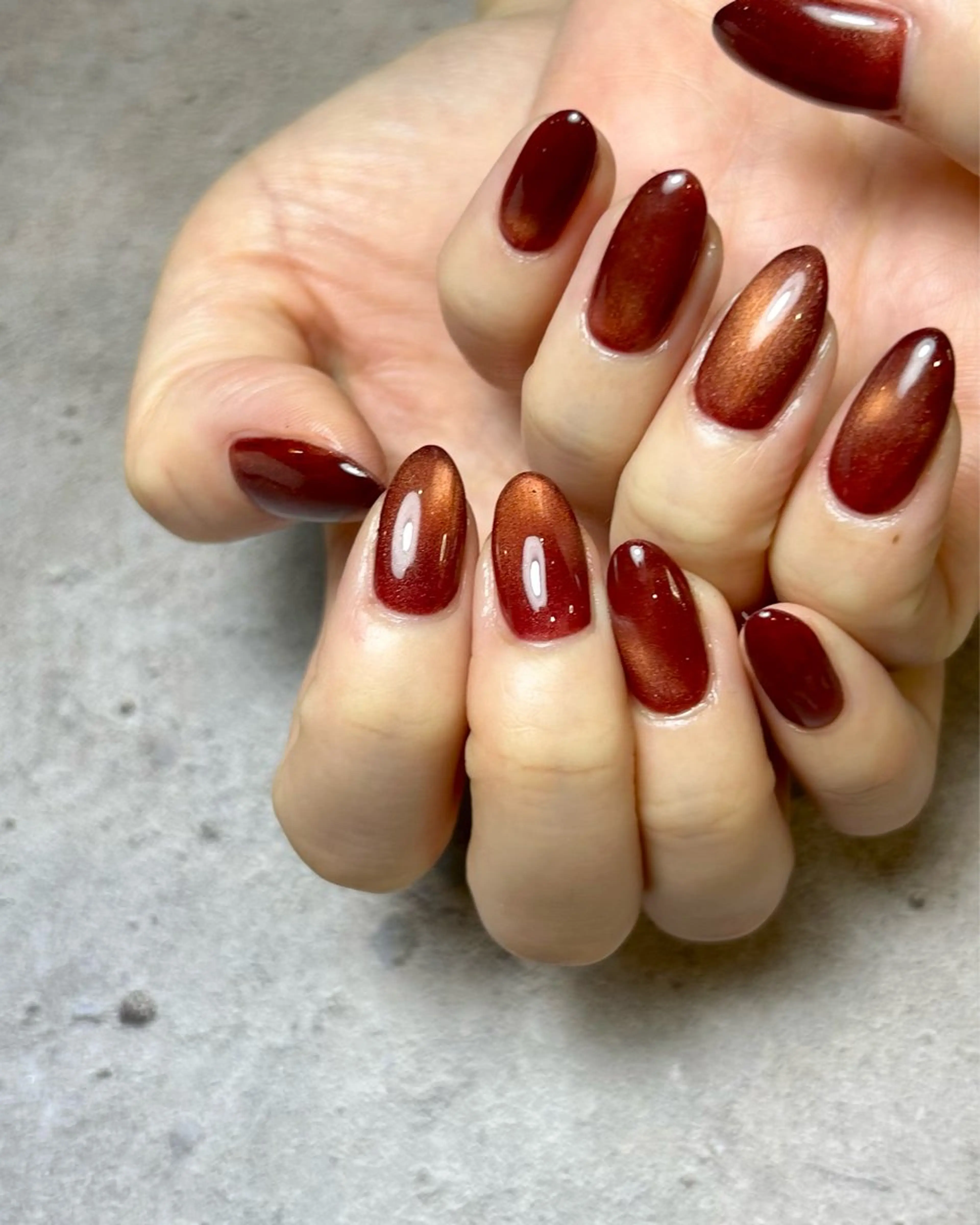 ネイル ワンカラーネイル ハンドネイル Reflection marikoのネイルデザイン