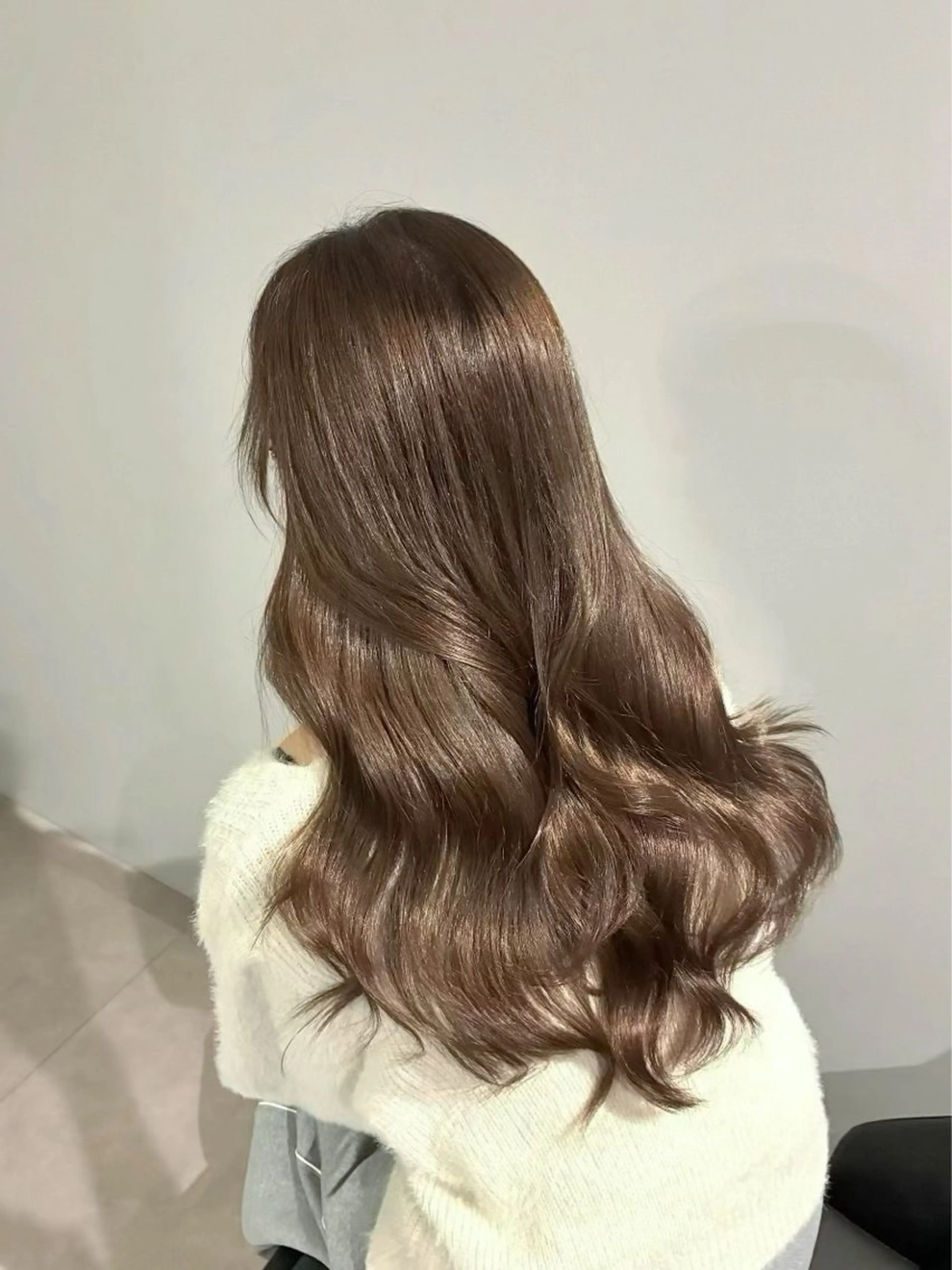 ロング カラー カット ヘアカラー トリートメント 透明感カラー特化/ ベージュ/梅田/英輝のヘアスタイル