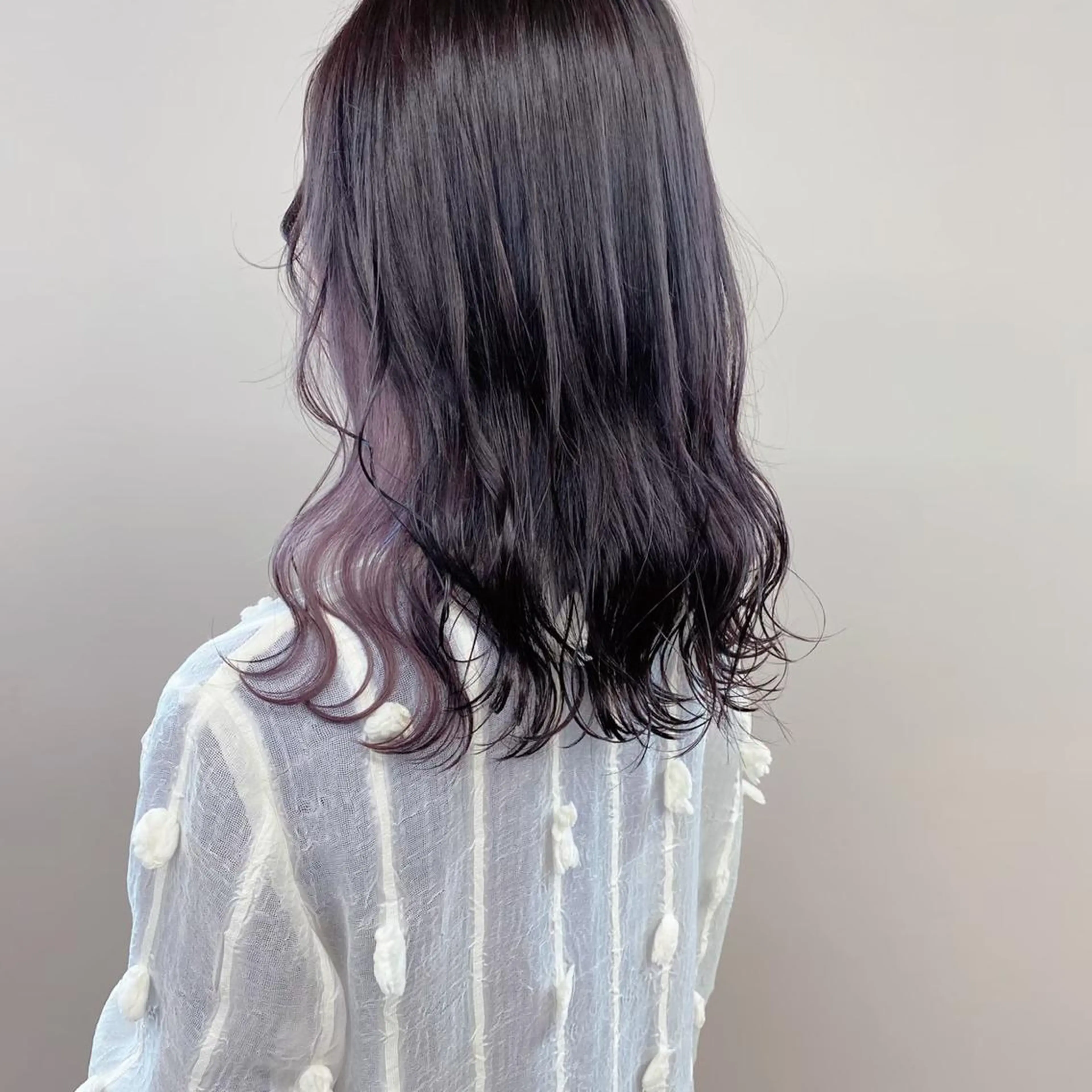 セミロング バレイヤージュモデル 小林匠❤️‍🔥のヘアスタイル