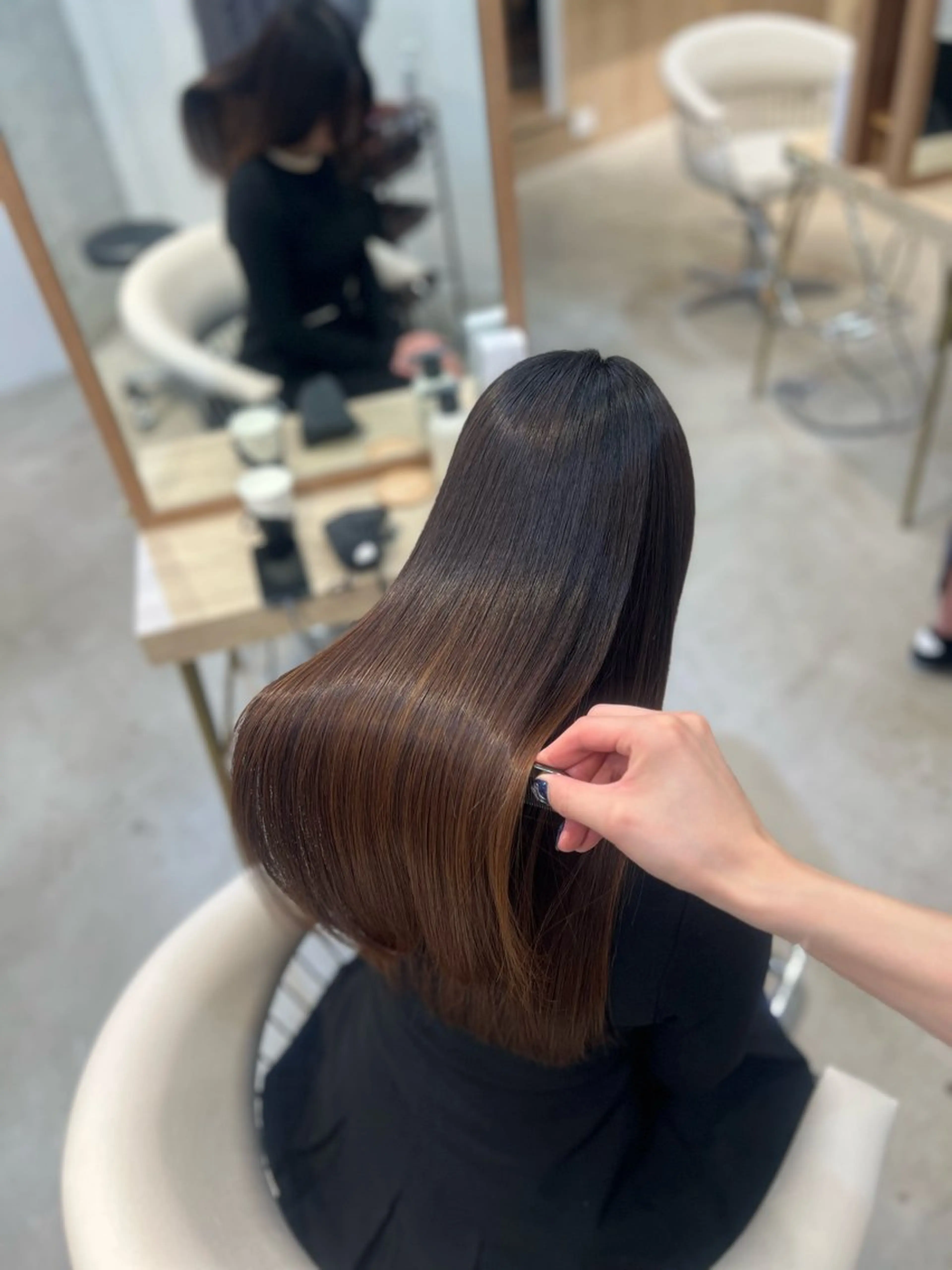 ロング 縮毛矯正 トリートメント RAF TOKYO 恵比寿所属・🪞美髪特化/髪質 改善/ユウヤのヘアスタイル