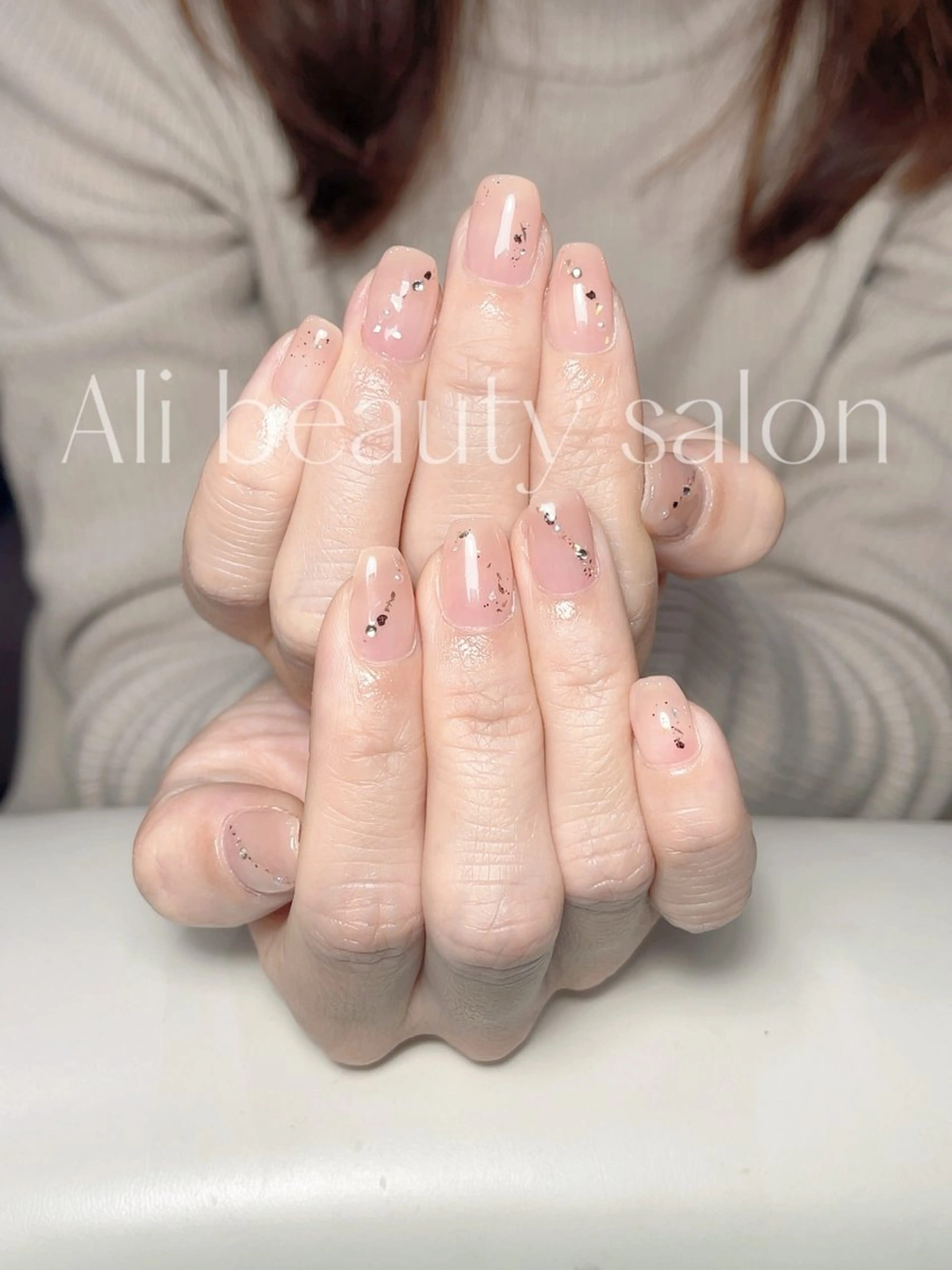 ネイル シンプルネイル ハンドネイル Ali 新小岩 ネイル専門のネイルデザイン