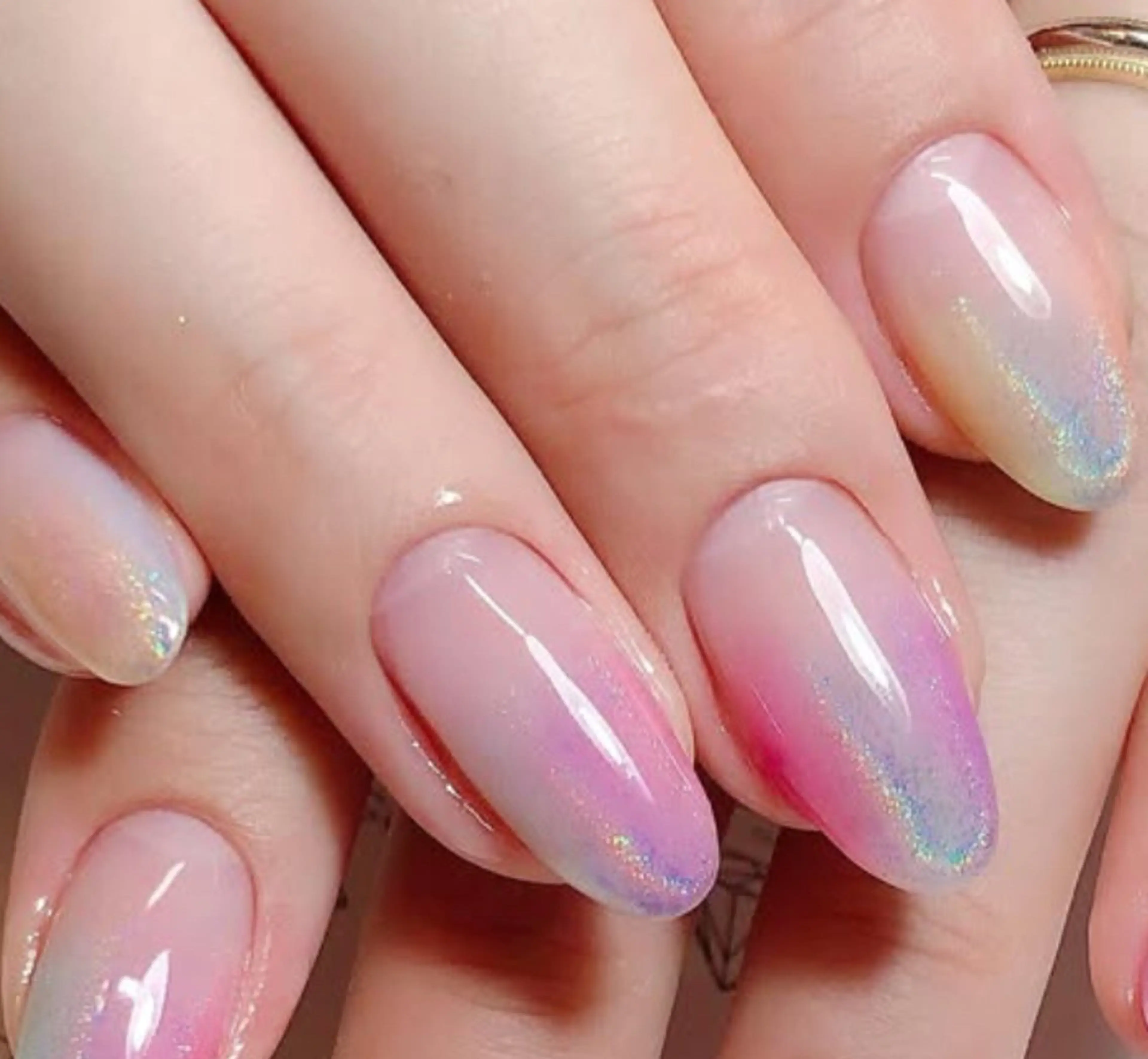 🦄🌈ユニコーンネイル🌈の写真