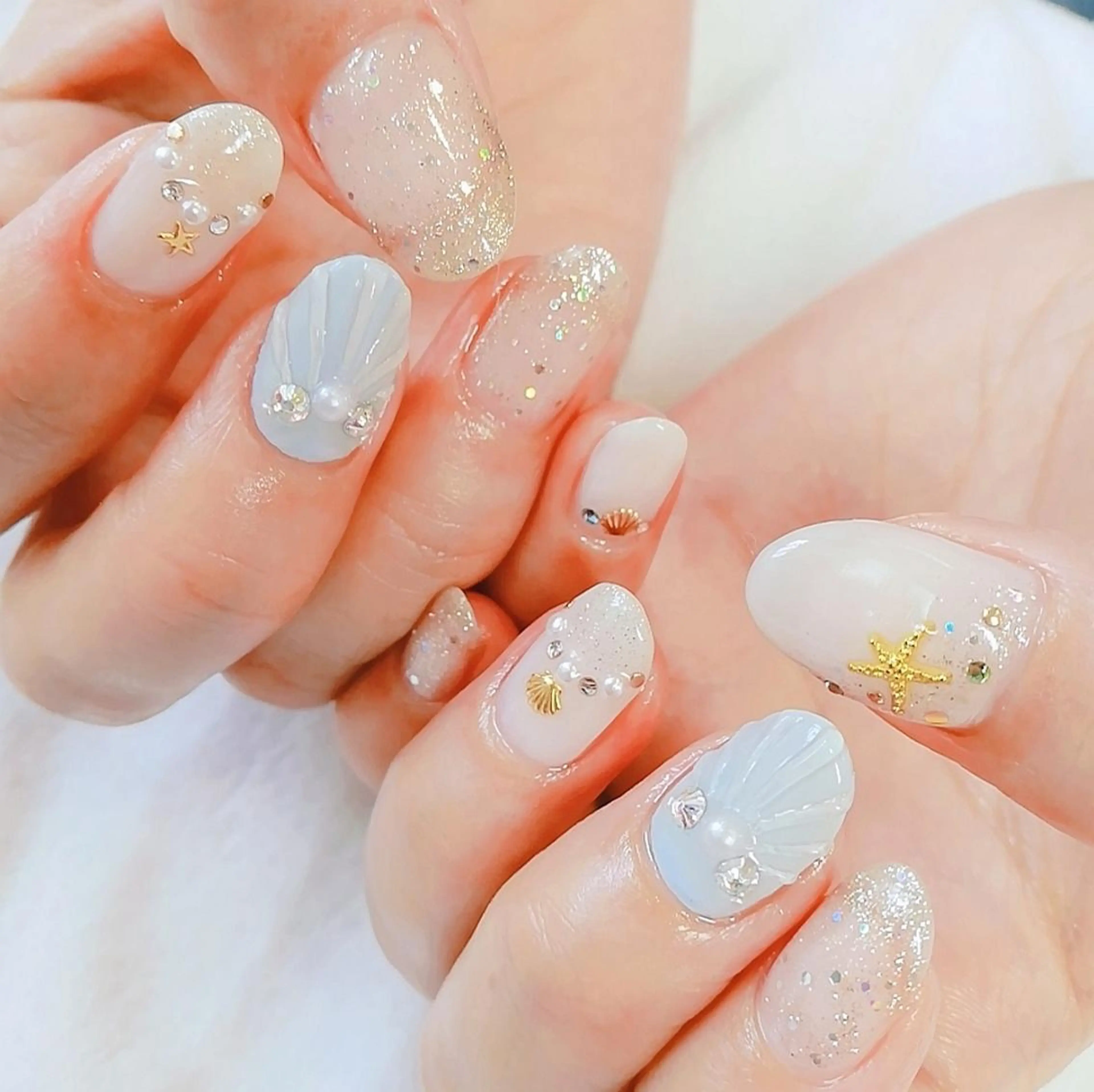 ネイル アートネイル ハンドネイル 柴崎 美幸のネイルデザイン