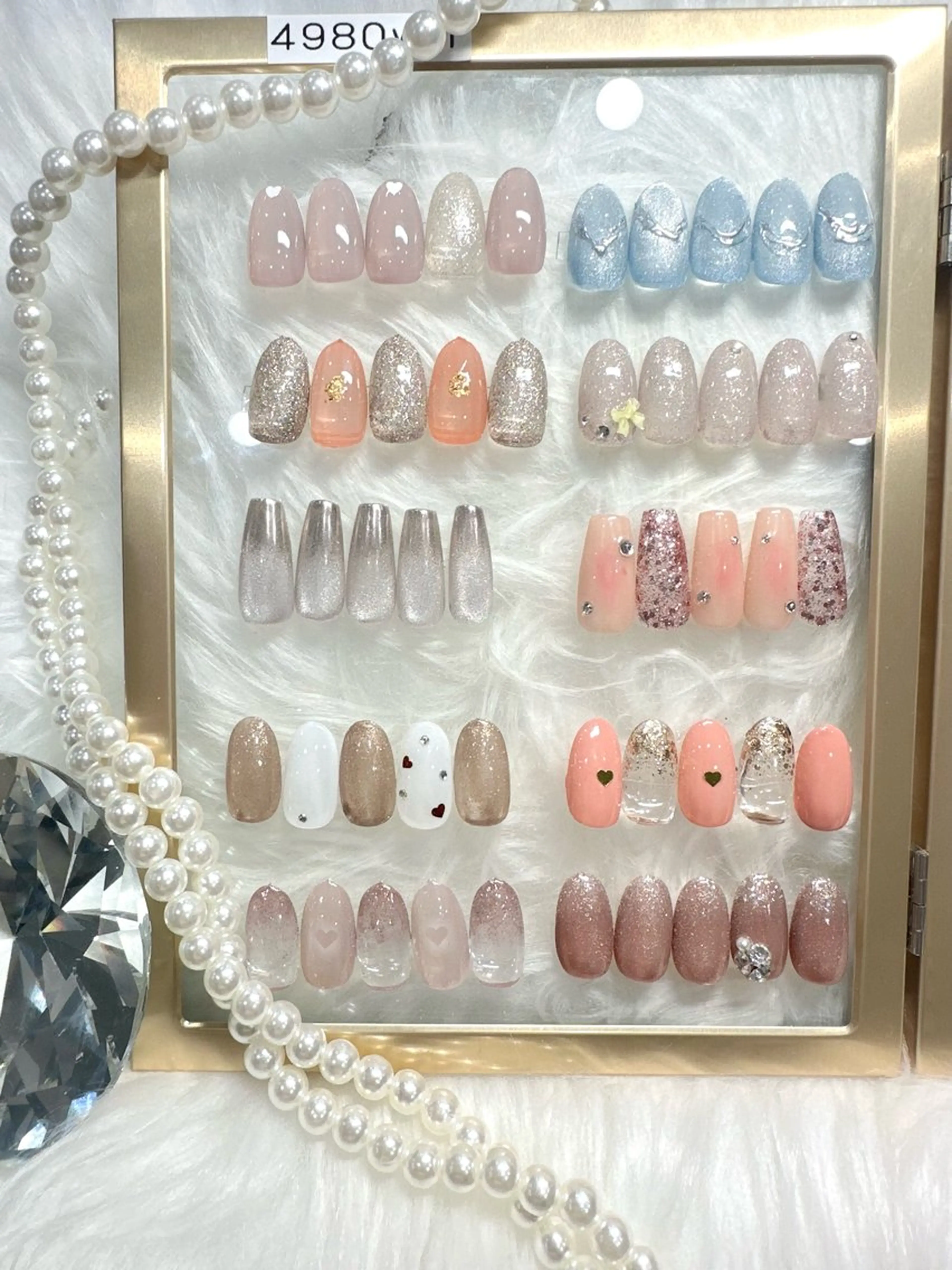 ネイル ハンドネイル 🩷🩵mm.大宮 Riyo🧸🩵🩷のネイルデザイン