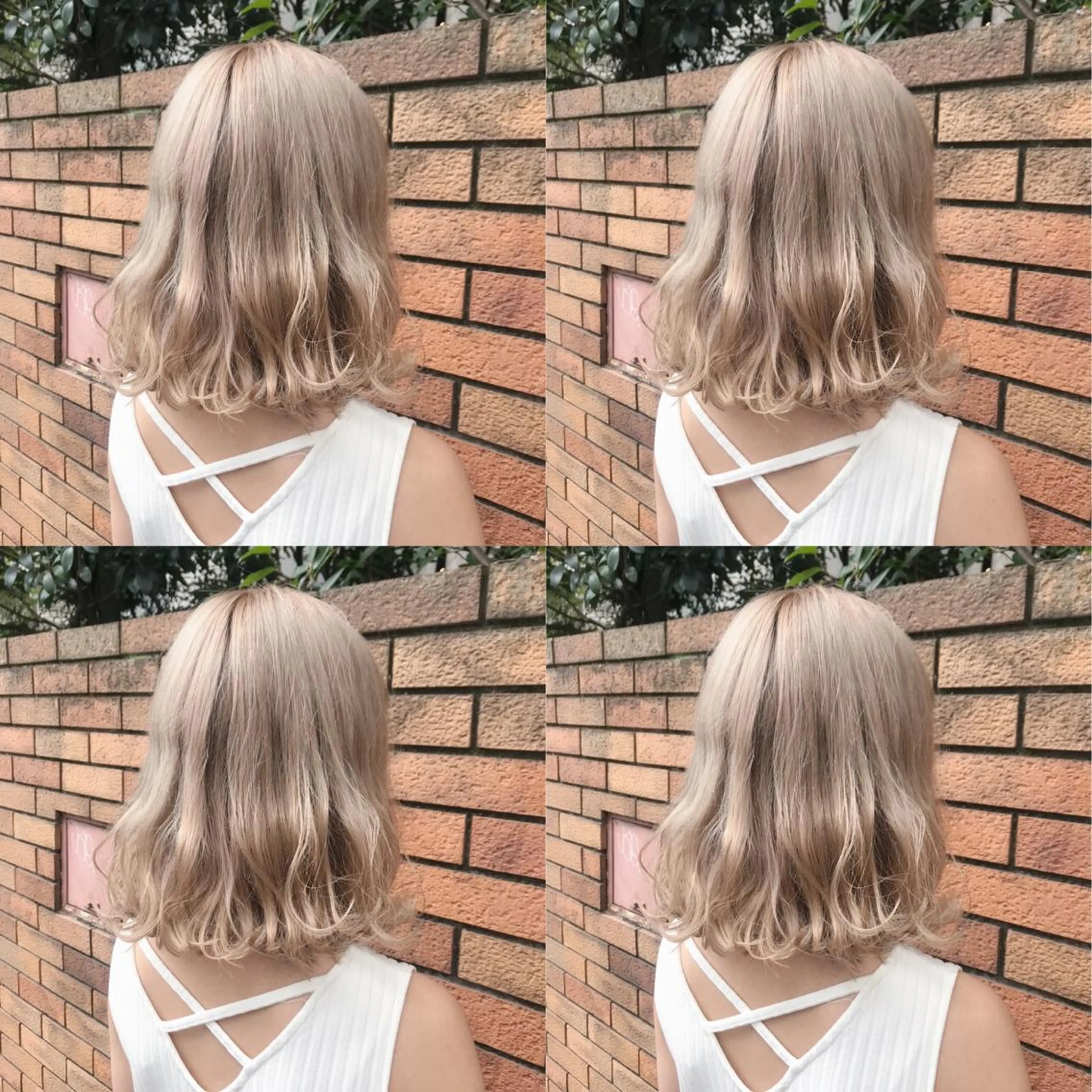 カラー ベージュカラー ハイトーンカラー ミルキーベージュ トリートメント /カラー/NAOKIのヘアスタイル