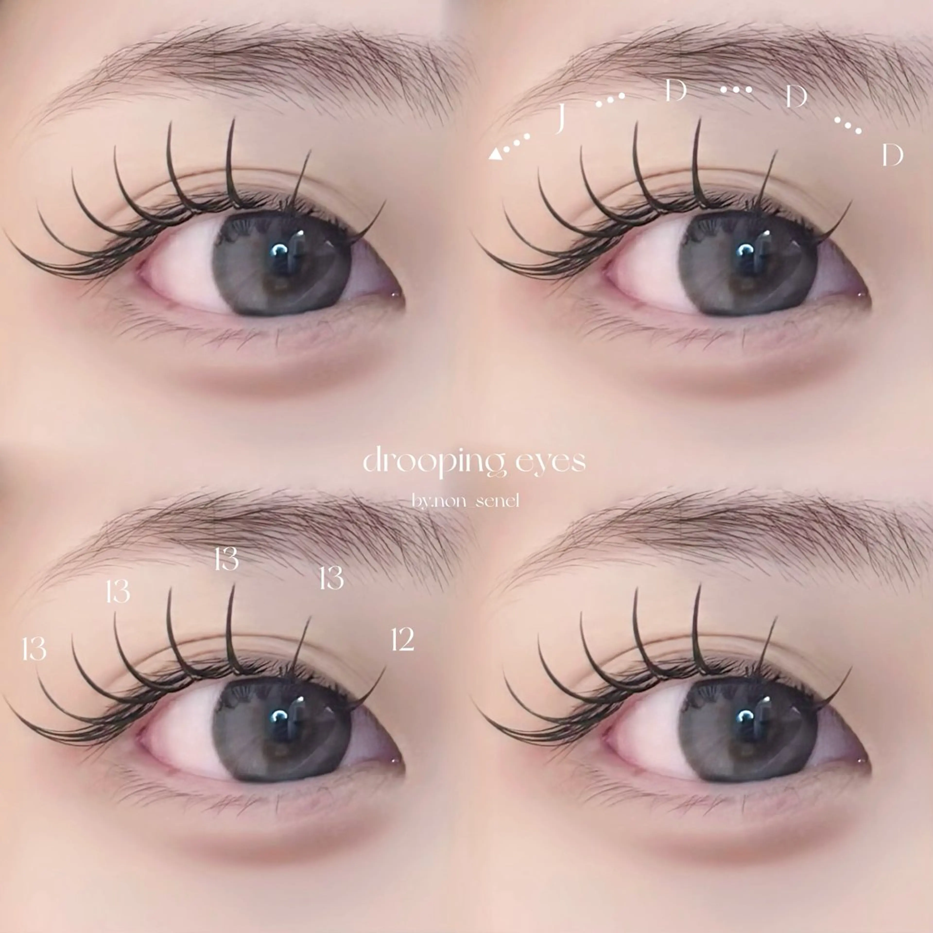 マツエク・マツパ eye＋nano所属・韓国風束感まつ毛🩵 Nozomiの眉毛・アイブロウイメージ