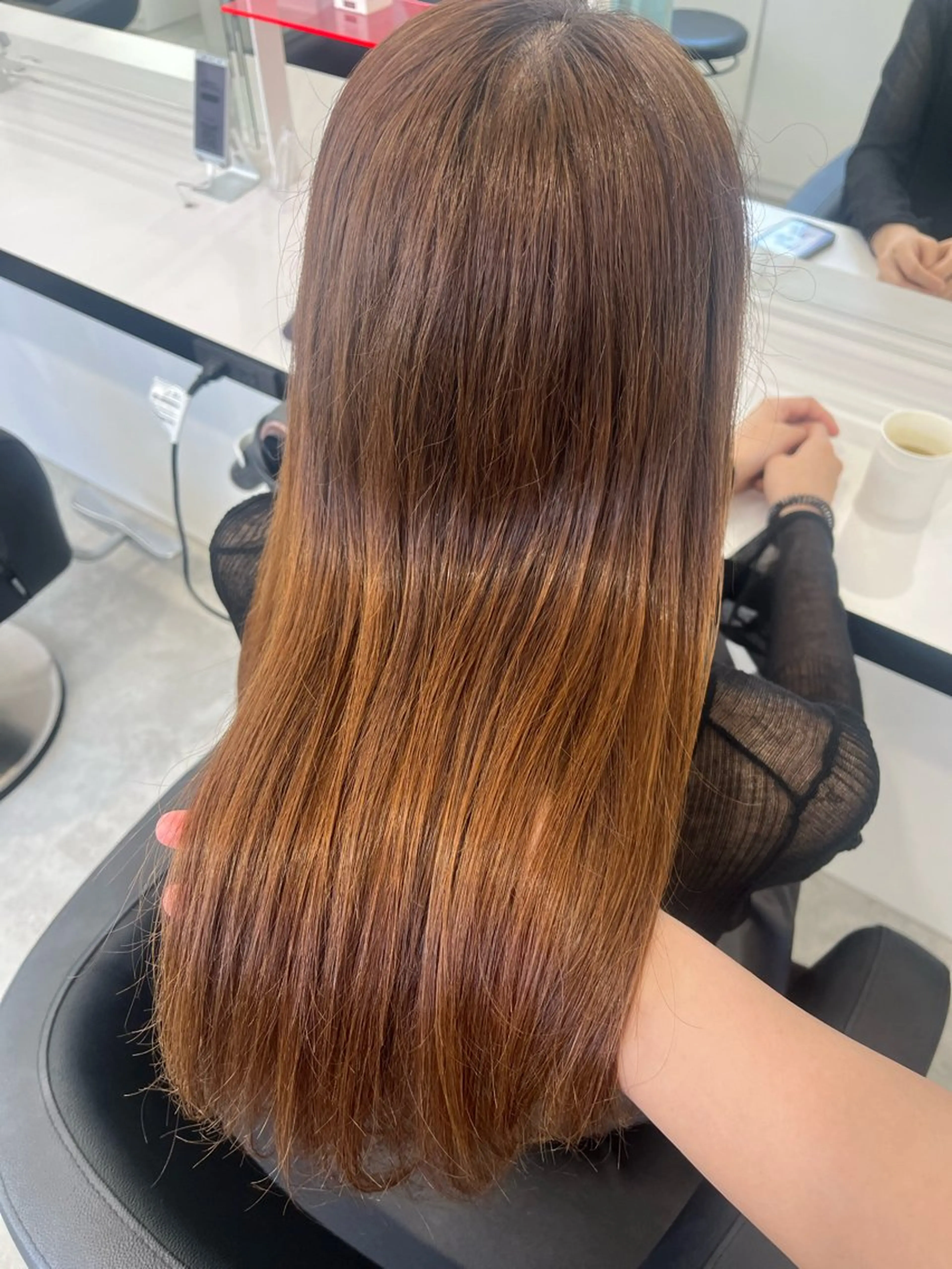ロング みう/仙台/暖色/ 艶髪/顔周りカット/のヘアスタイル