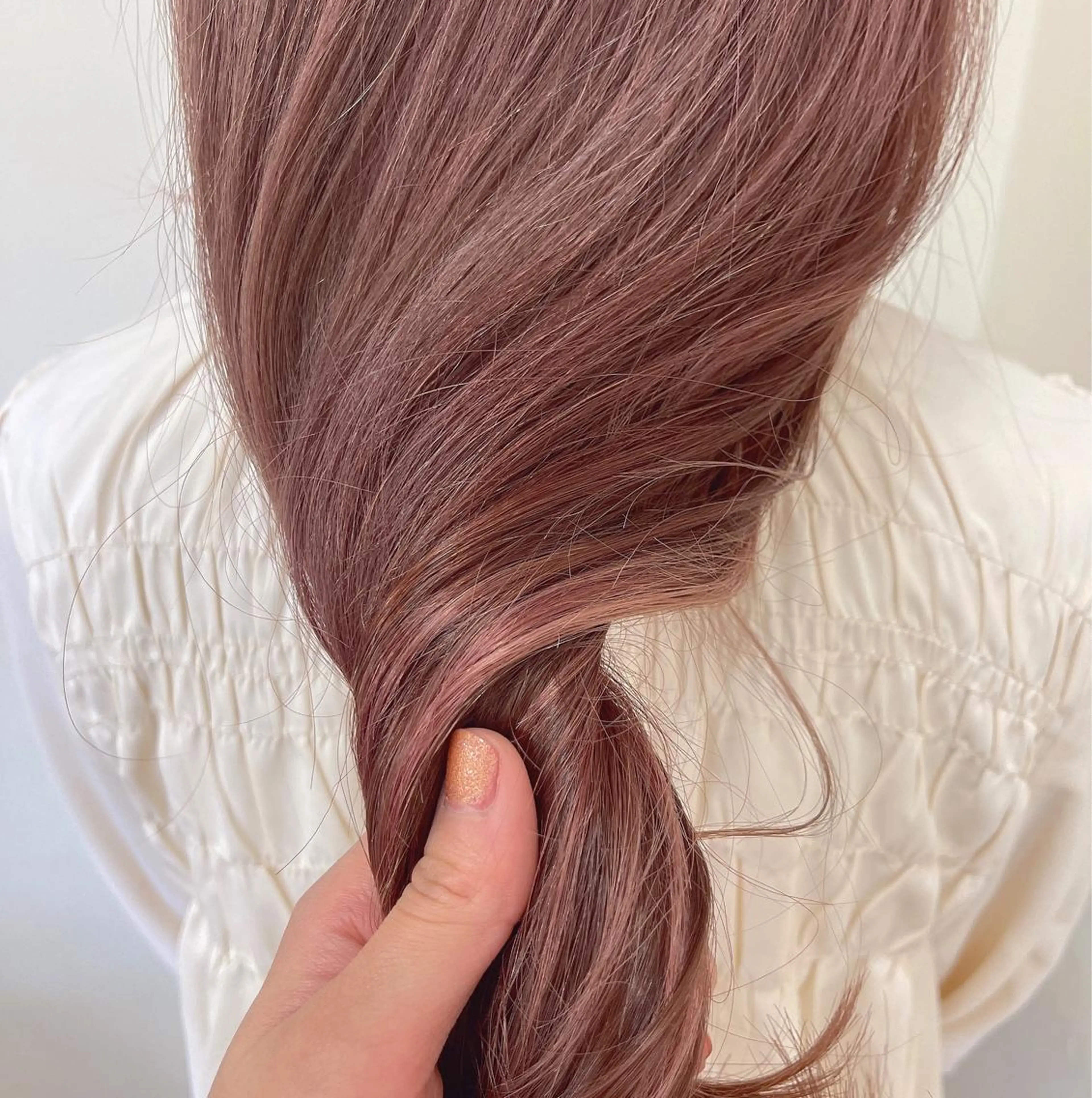 ロング カラー ピンクカラー ヘアカラー トリートメント * 透明感カラー c h i h o *のヘアスタイル