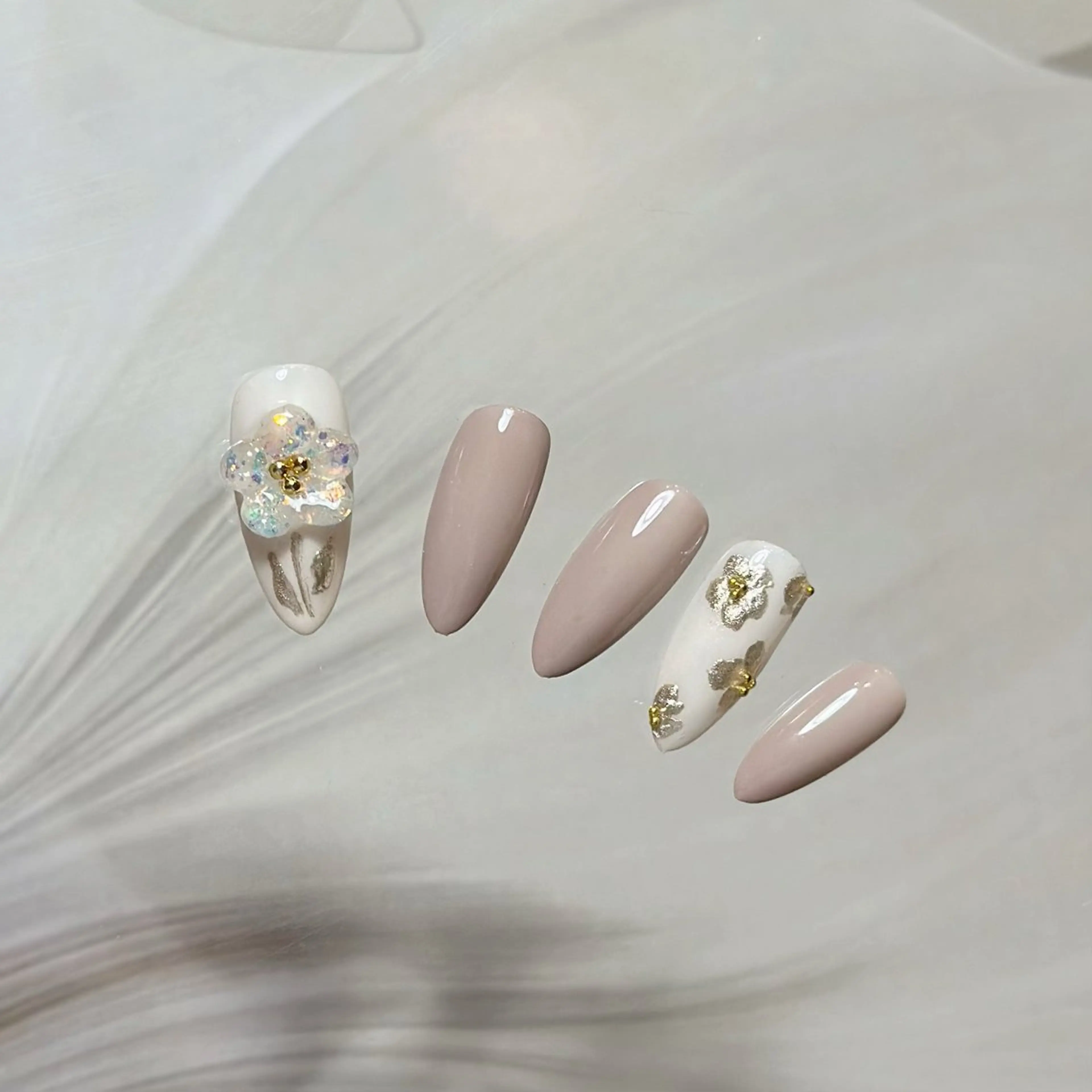 ネイル フラワーネイル ニュアンスネイル ㅤ ㅤ ㅤ ㅤ ㅤ momoのネイルデザイン