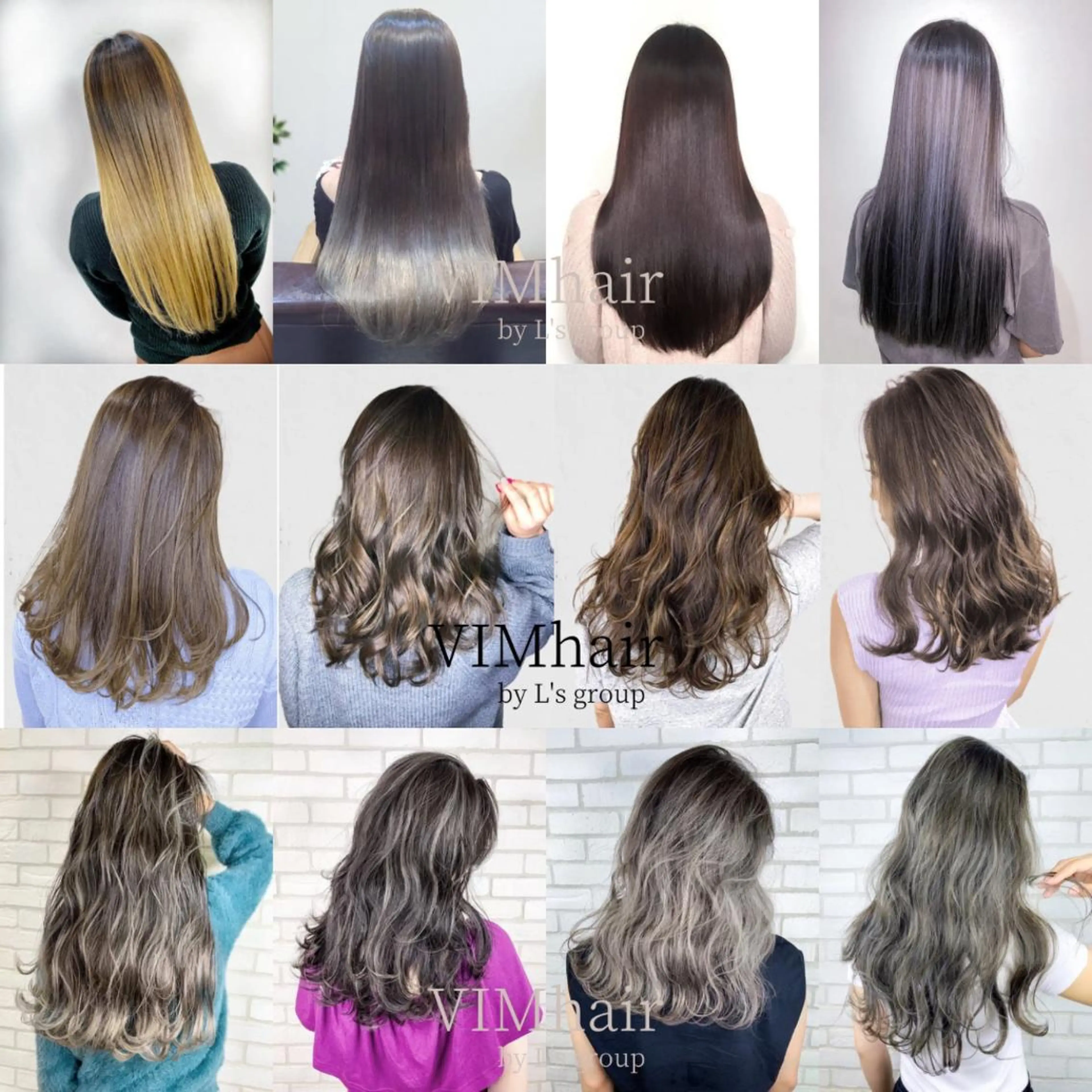 ロング カラー ヘアアレンジ ハイトーンカラー 縮毛矯正 VIM hairおもろまち店のヘアスタイル