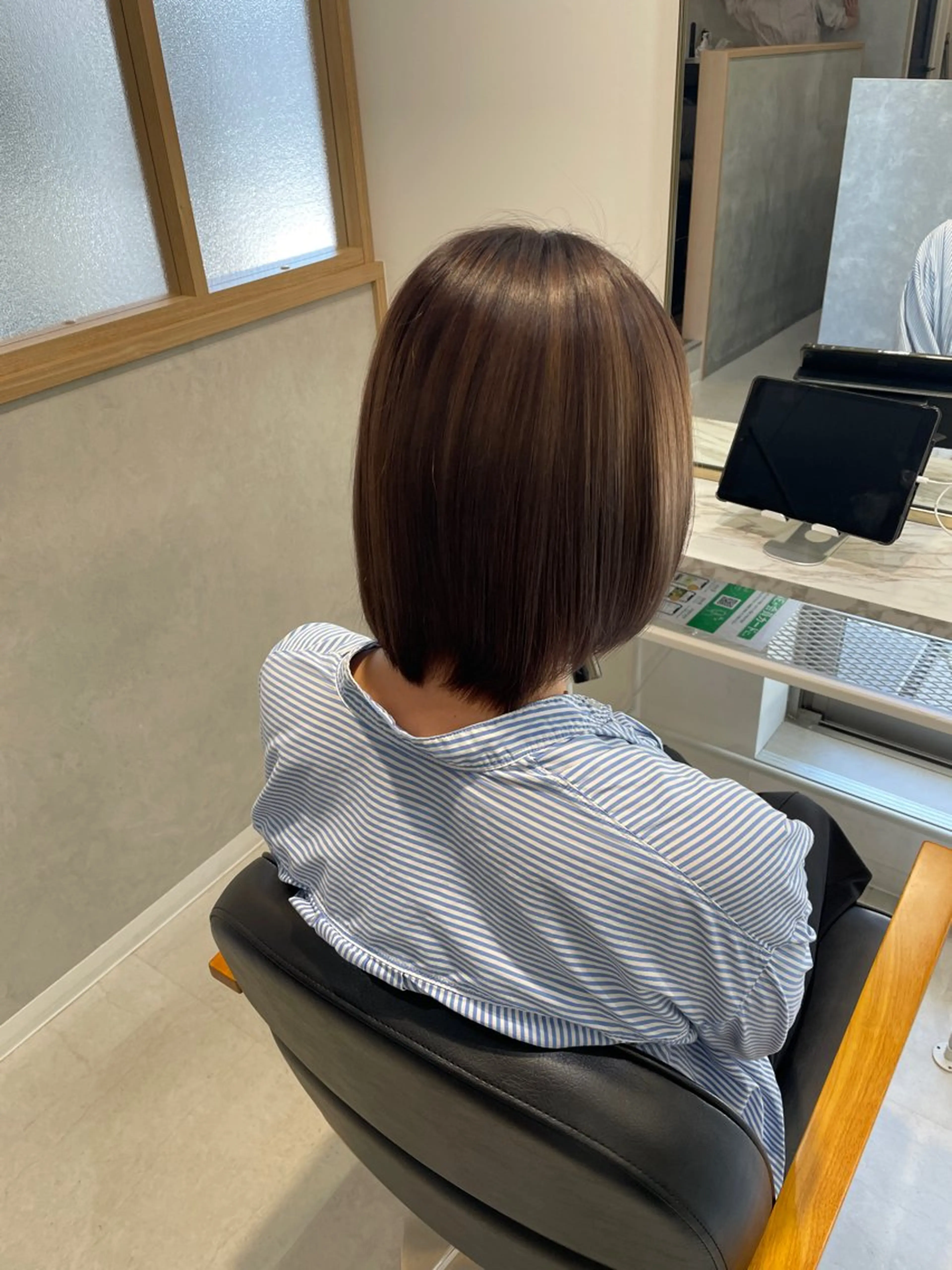 ショート カラー 新井那紬🌿 arai nahoのヘアスタイル