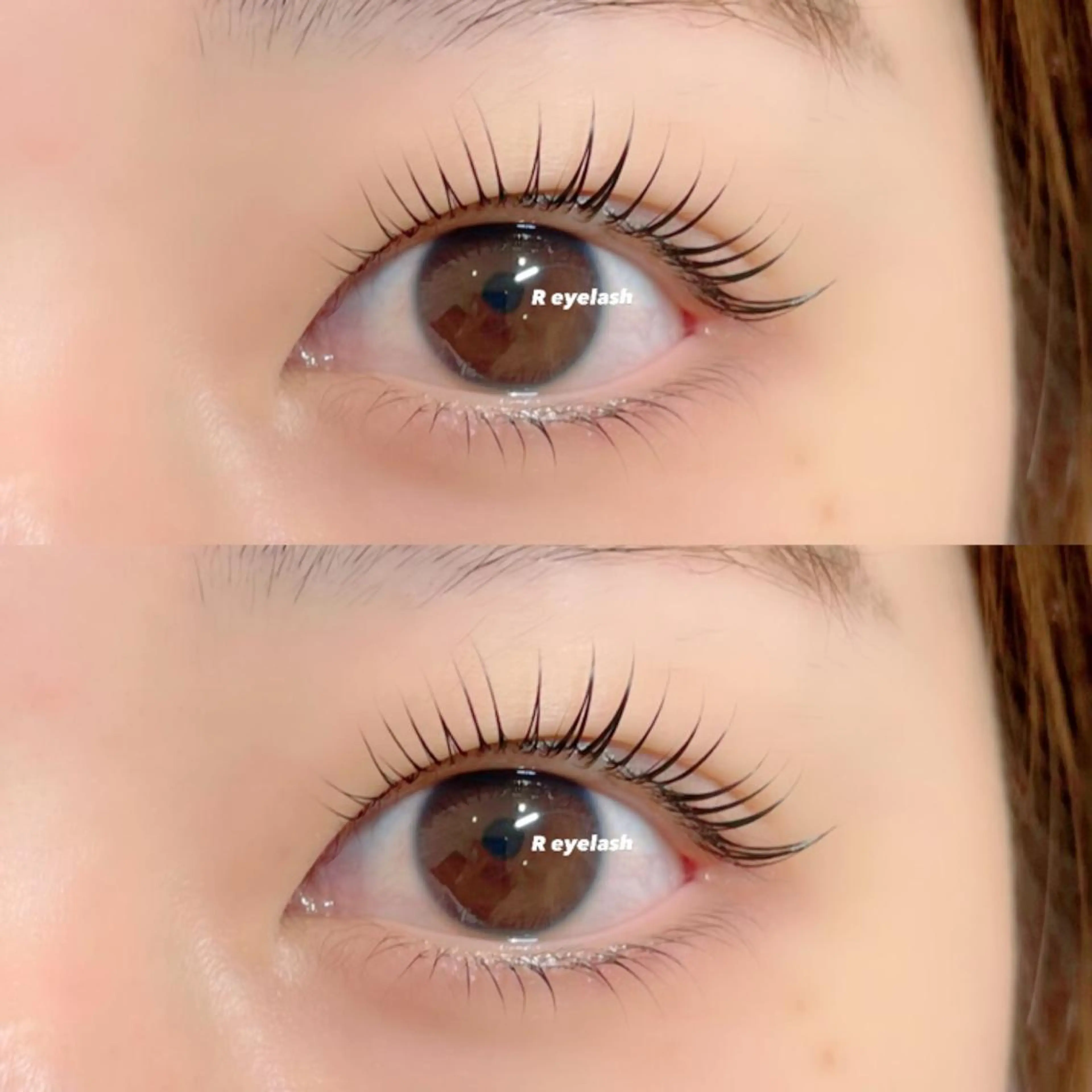 セミロング カラー パーマ ヘアアレンジ メンズ キッズ ネイル マツエク・マツパ アイブロウ 𝑹 eyelashのマツエク・マツパデザイン