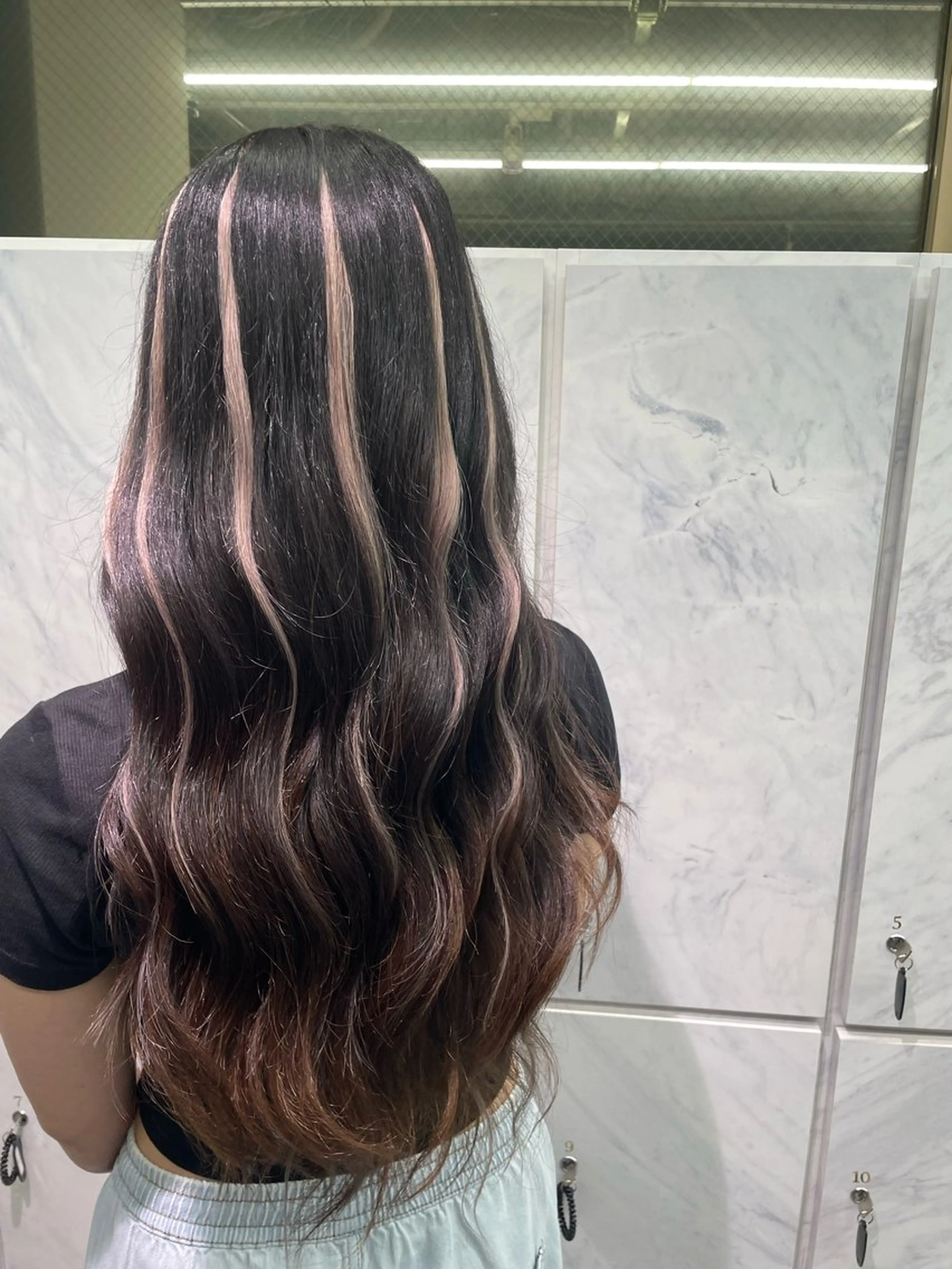 💚ハイライトエクステ【ダイアモンド毛52cm】15本~💚🍕朝10:00、夜20:00-限定🍕💈1本350円💈の写真