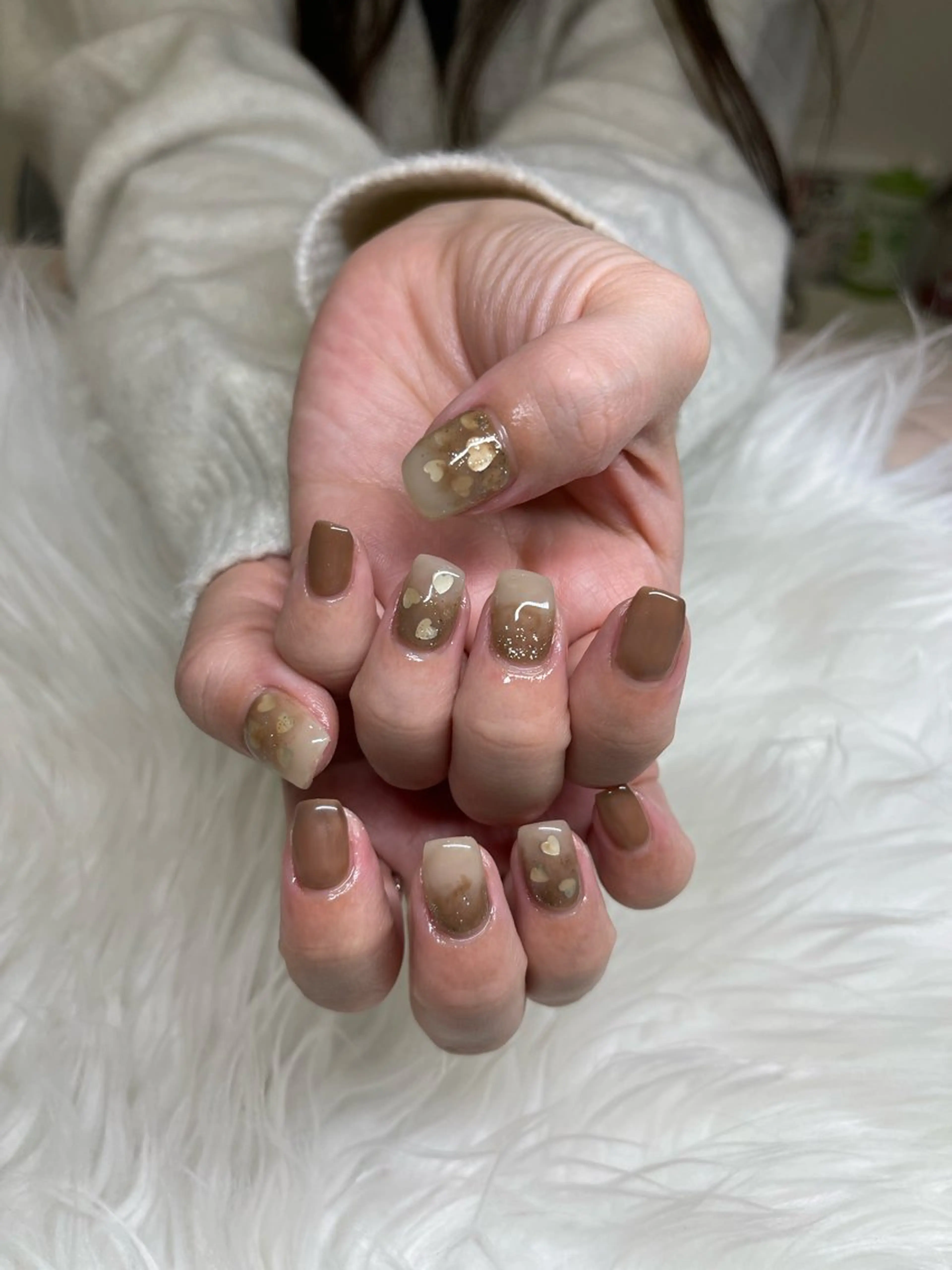 ネイル グラデーション スカルプネイル ネイルチップ ハンドネイル 舞 ねいるのネイルデザイン