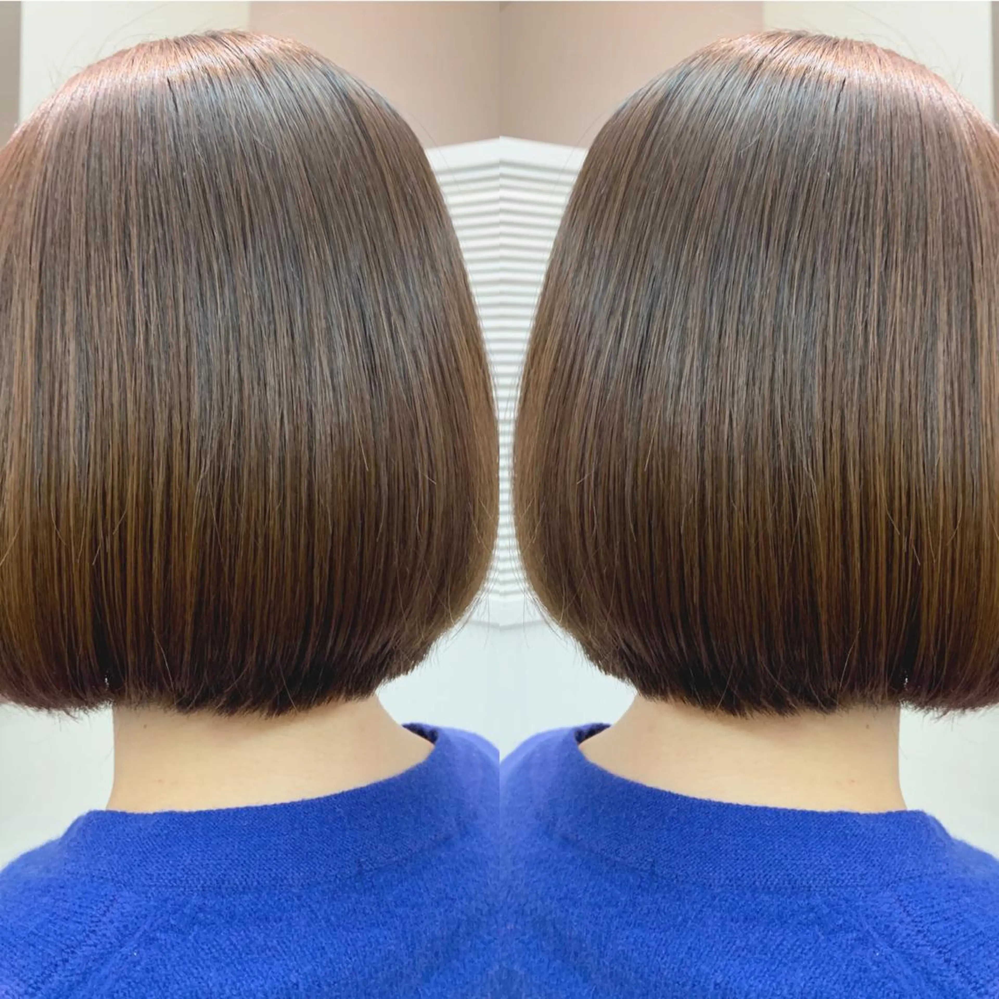 ショート ボブ カット 縮毛矯正 H所属・H (エイチ) 烏丸御池店のヘアスタイル