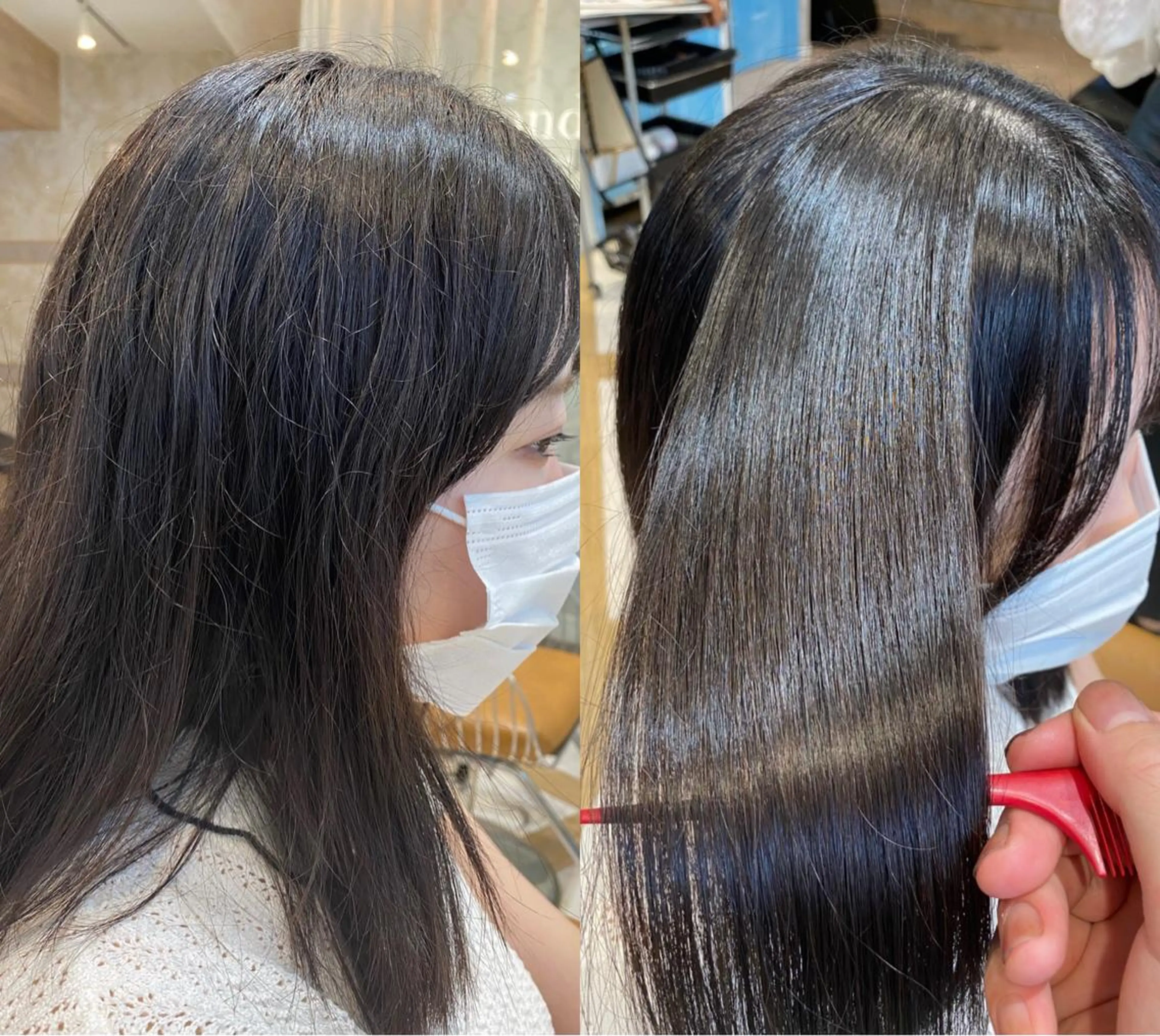 ロング 縮毛矯正 ❣️心斎橋髪質改善 鈴木佑弥❣️のヘアスタイル