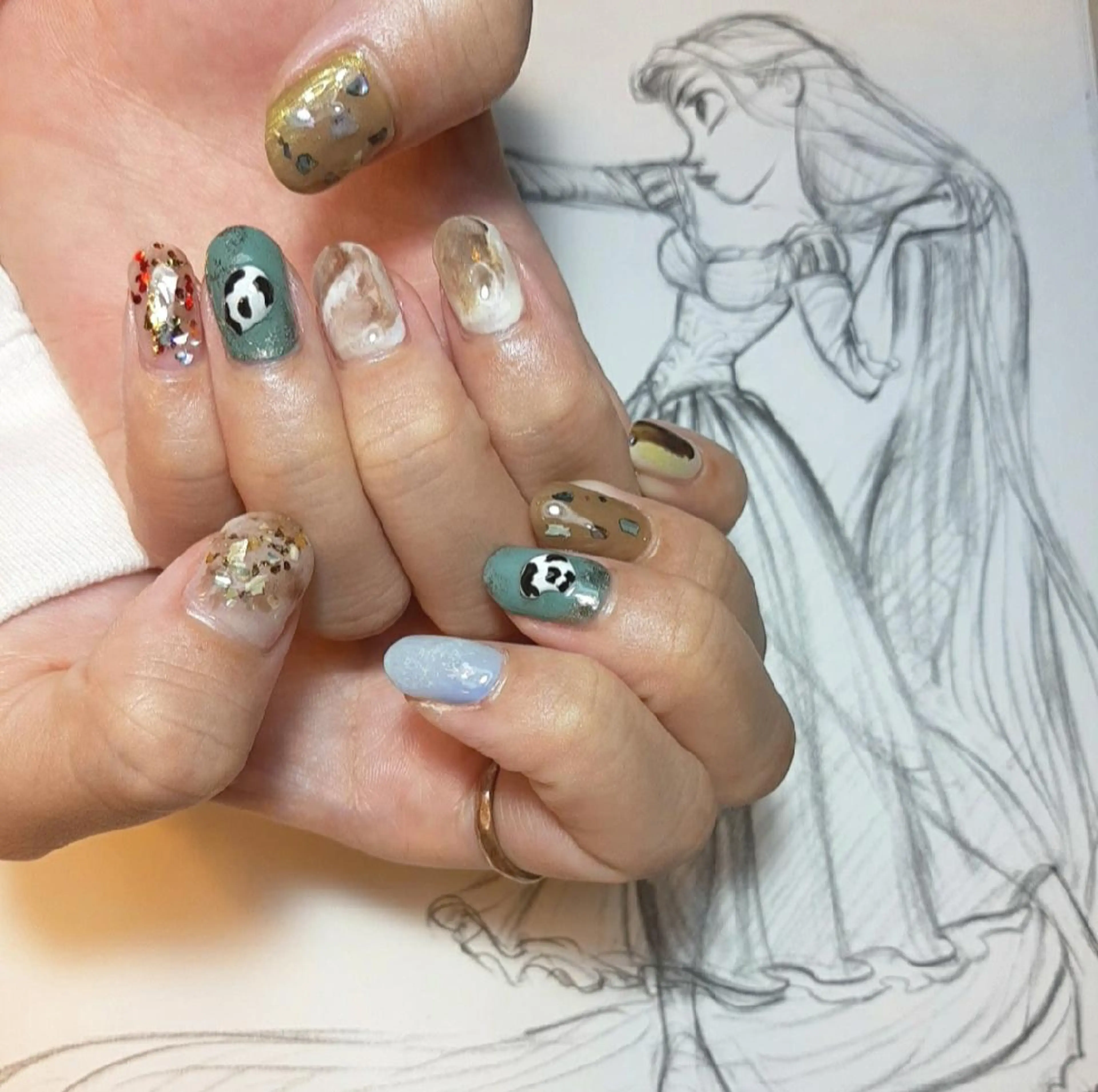 ネイル ニュアンスネイル owlnail /持込みデザイン専門のネイルデザイン