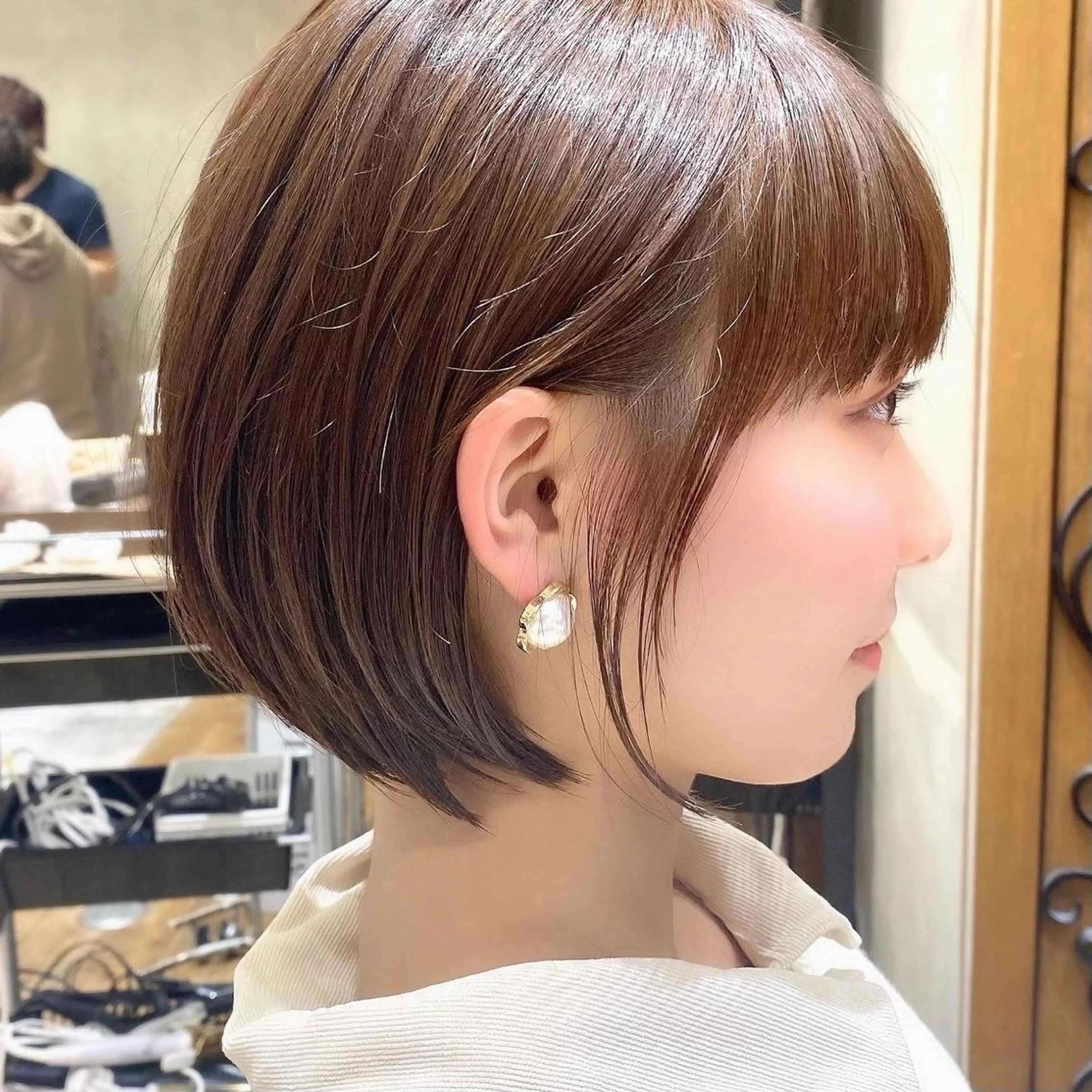 ショート ショートボブ ボブ ショートヘア On所属・新宿　ショート・ボブ カットモデル募集のヘアスタイル