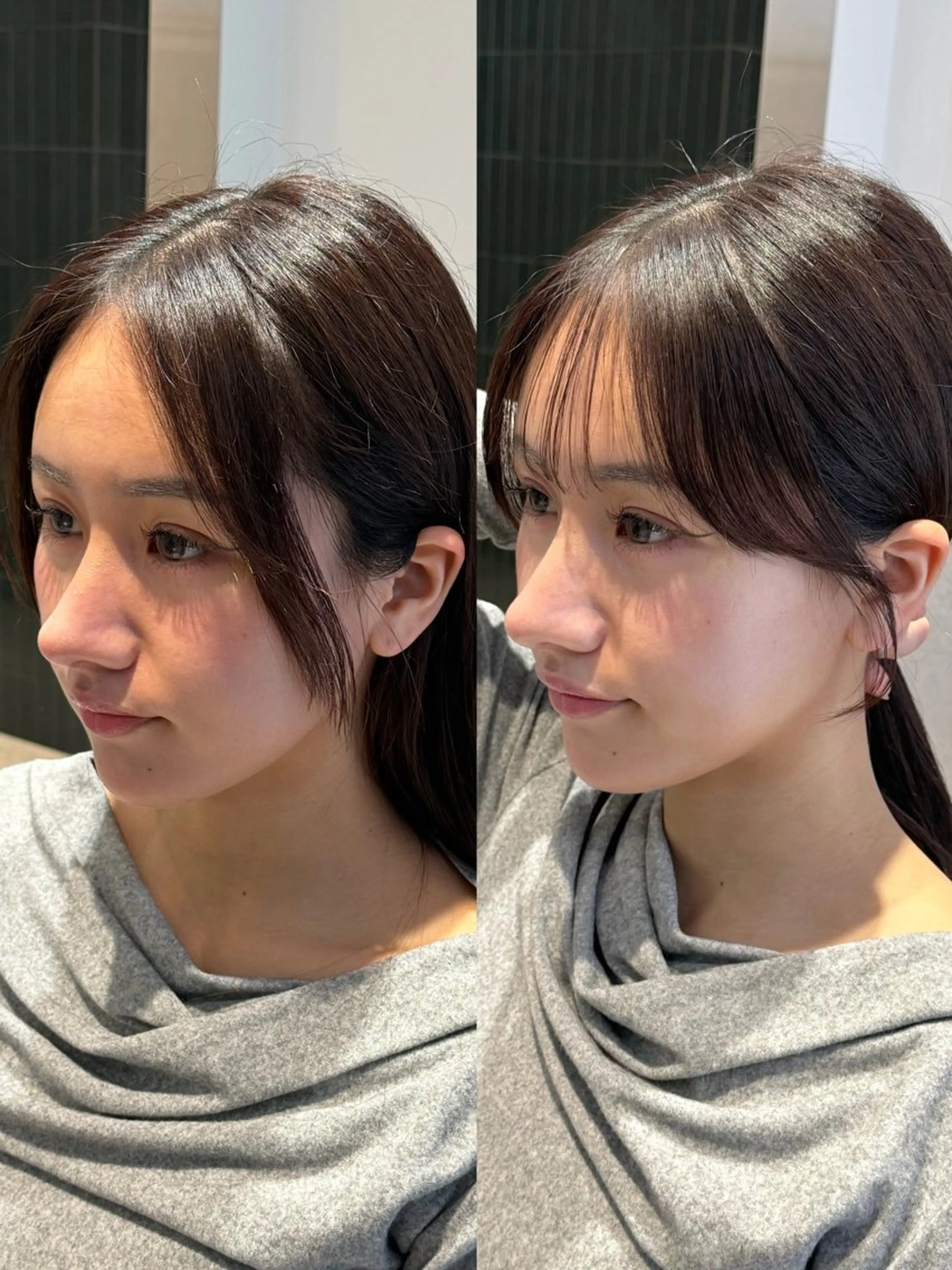 セミロング 映える顔まわり/前髪 特化 💗 ユキマのヘアスタイル