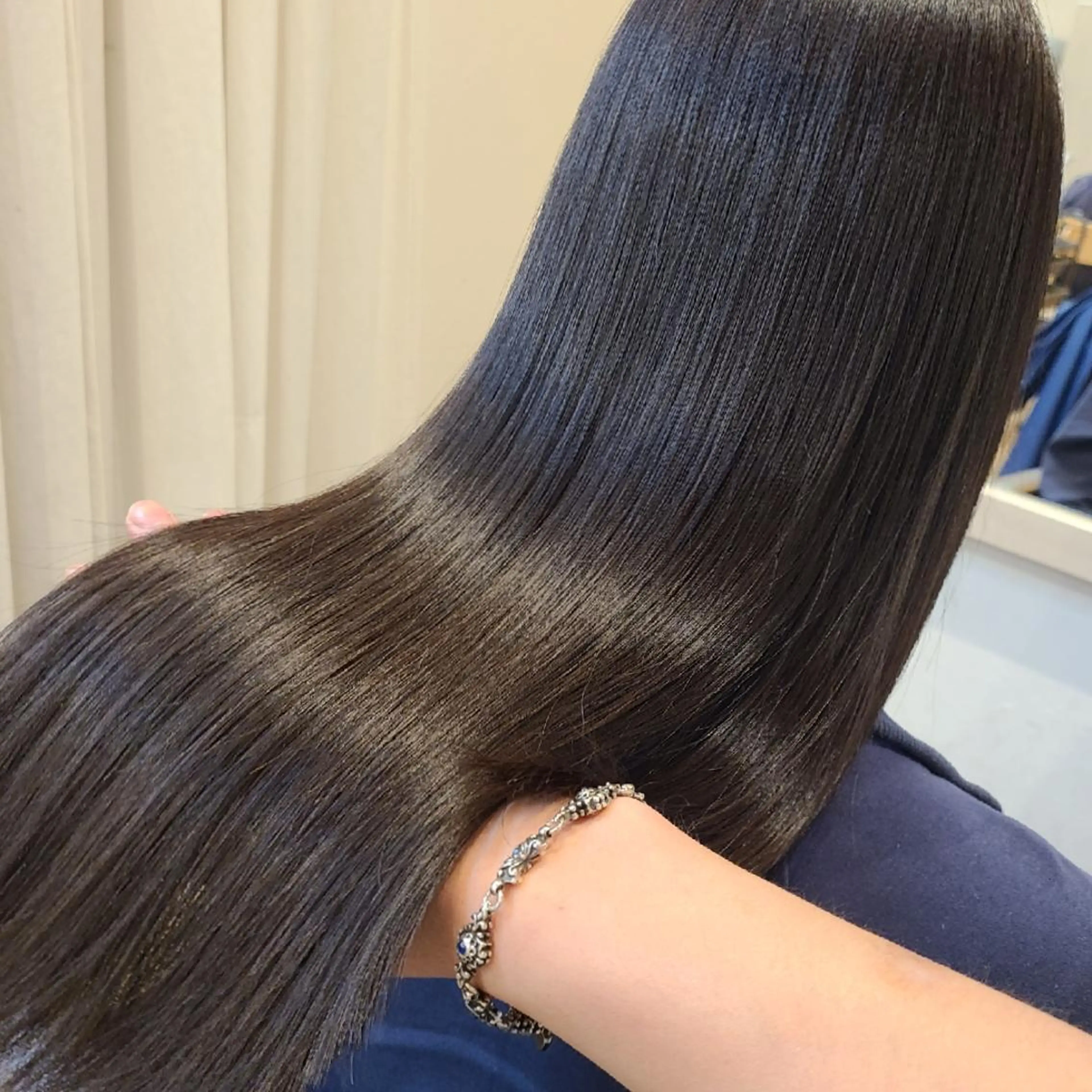 セミロング カラー パーマ 髪質改善 【ネウィ天王寺 】seiyaのヘアスタイル