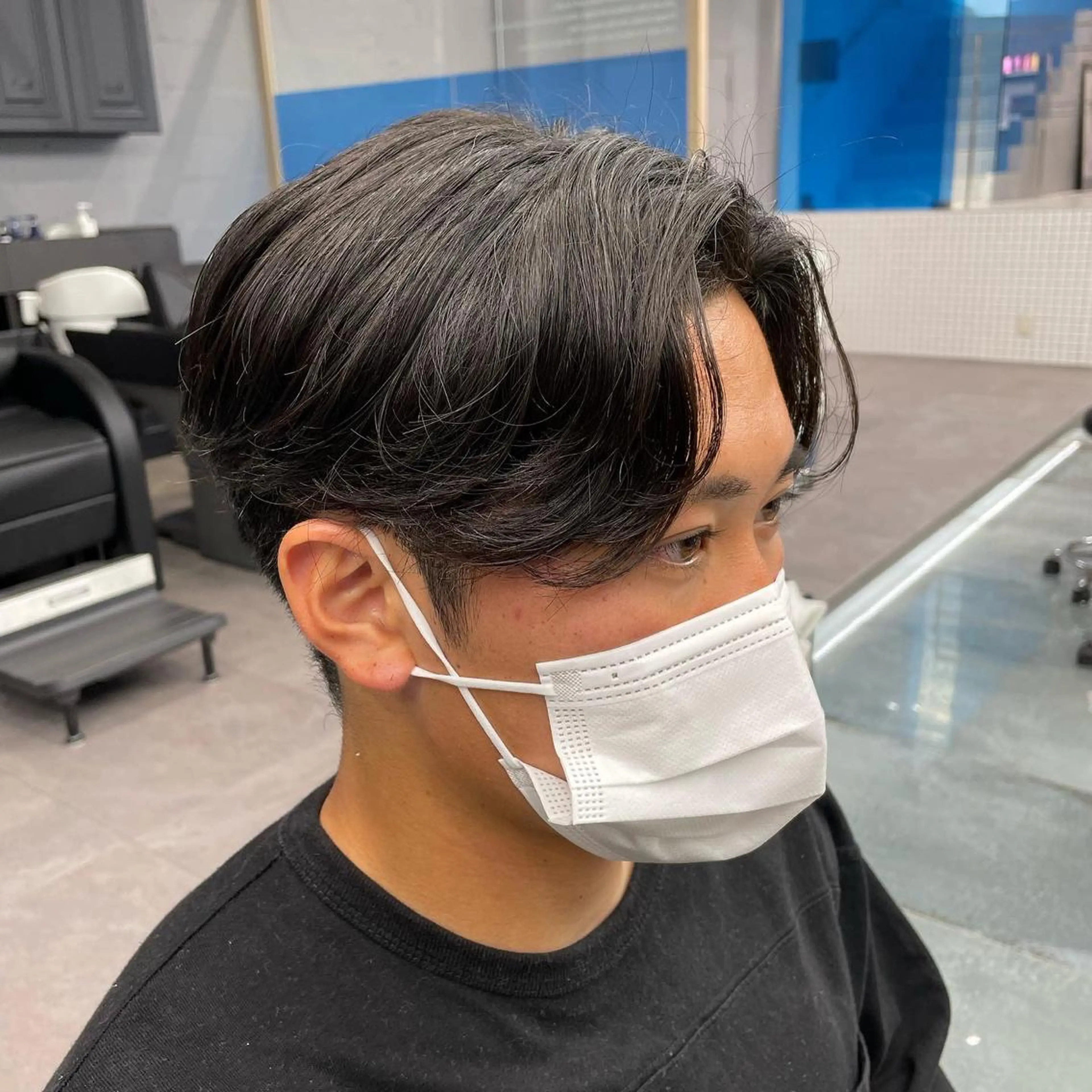 ショート パーマ メンズ メンズパーマ ニュアンスパーマ レディースカット いからしゆうたのヘアスタイル